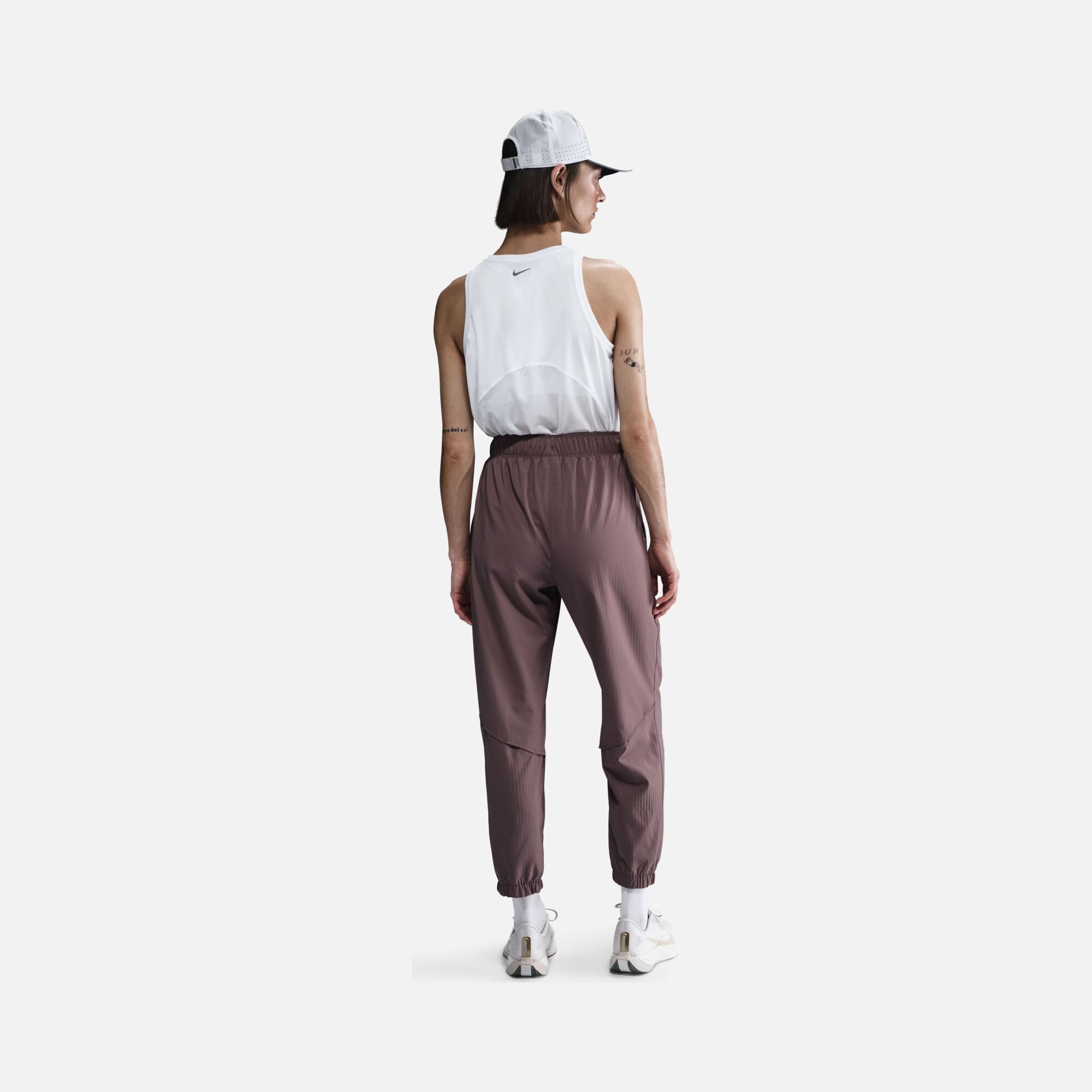 Nike Dri-Fit Fast Mid-Rise 7/8 Warm-Up Running Kadın Eşofman Altı