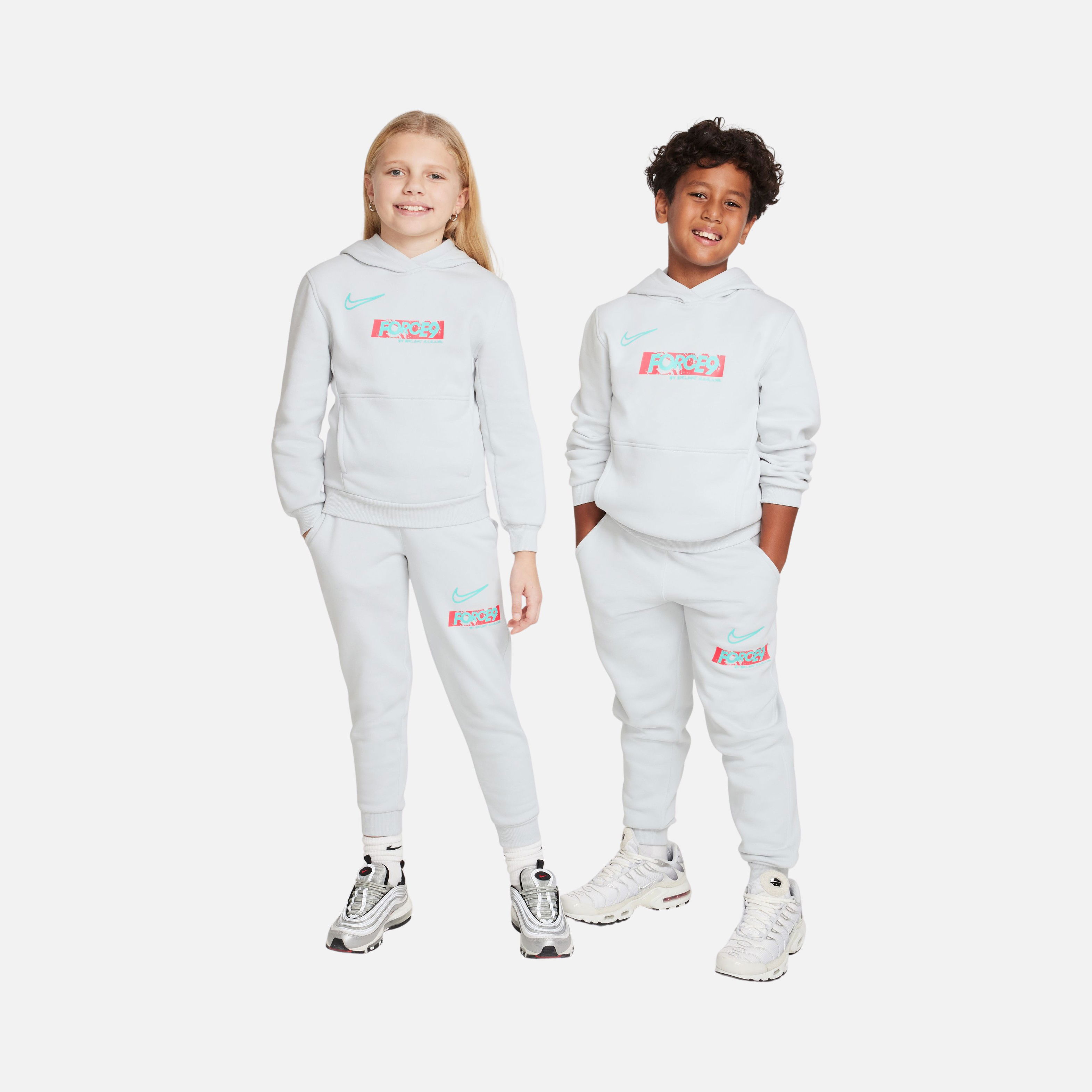 Nike Club Fleece ''Erling Haaland Force9'' Graphic Football Academy Hooded Çocuk Sweatshirt