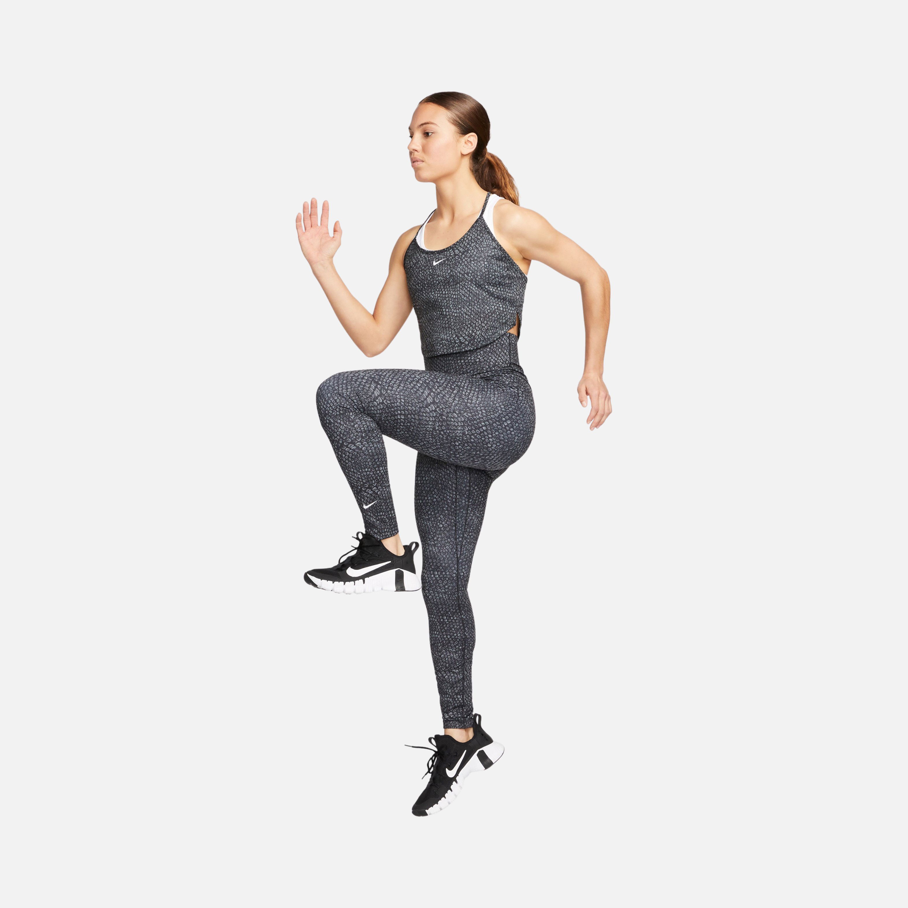 Nike One High-Waisted 7/8 Printed Training Kadın Tayt
