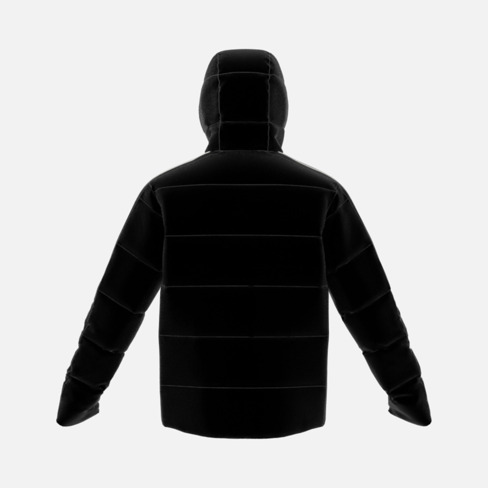 adidas Essentials Midweight Down 3-Stripes Full-Zip Hoodie Erkek Ceket