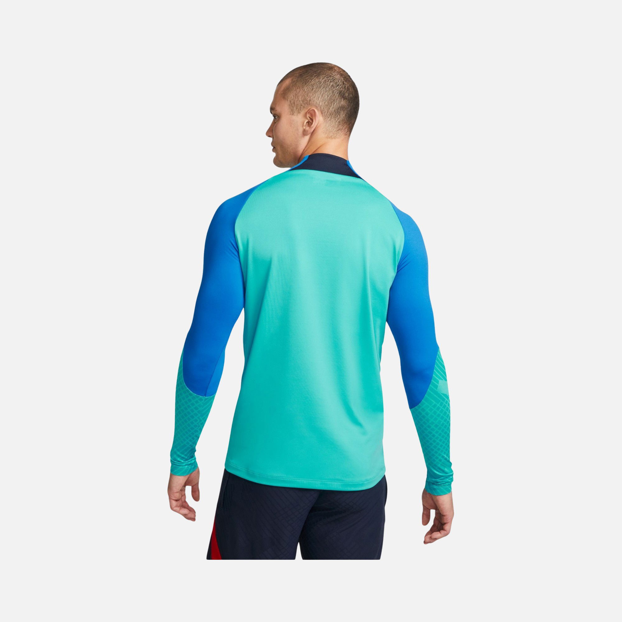Nike F.C. Barcelona Dri-Fit Strike Football Drill Long-Sleeve Erkek Tişört