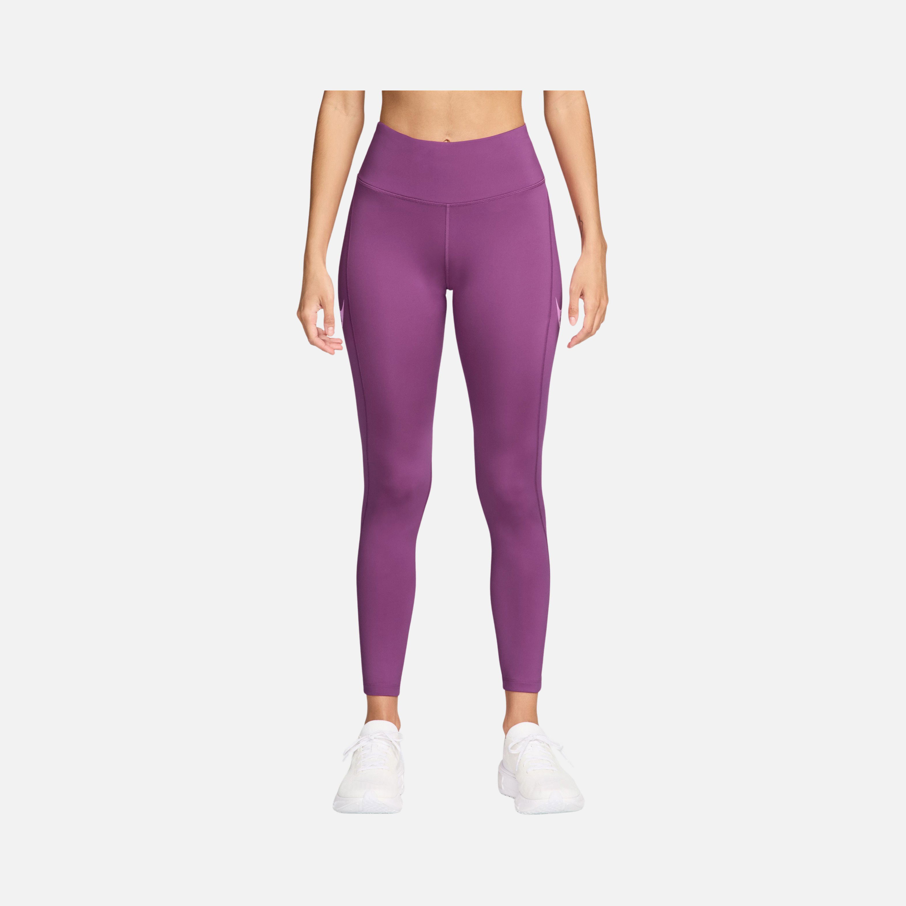 Nike Dri-Fit Fast Swoosh Mid-Rise 7/8 Running Kadın Tayt
