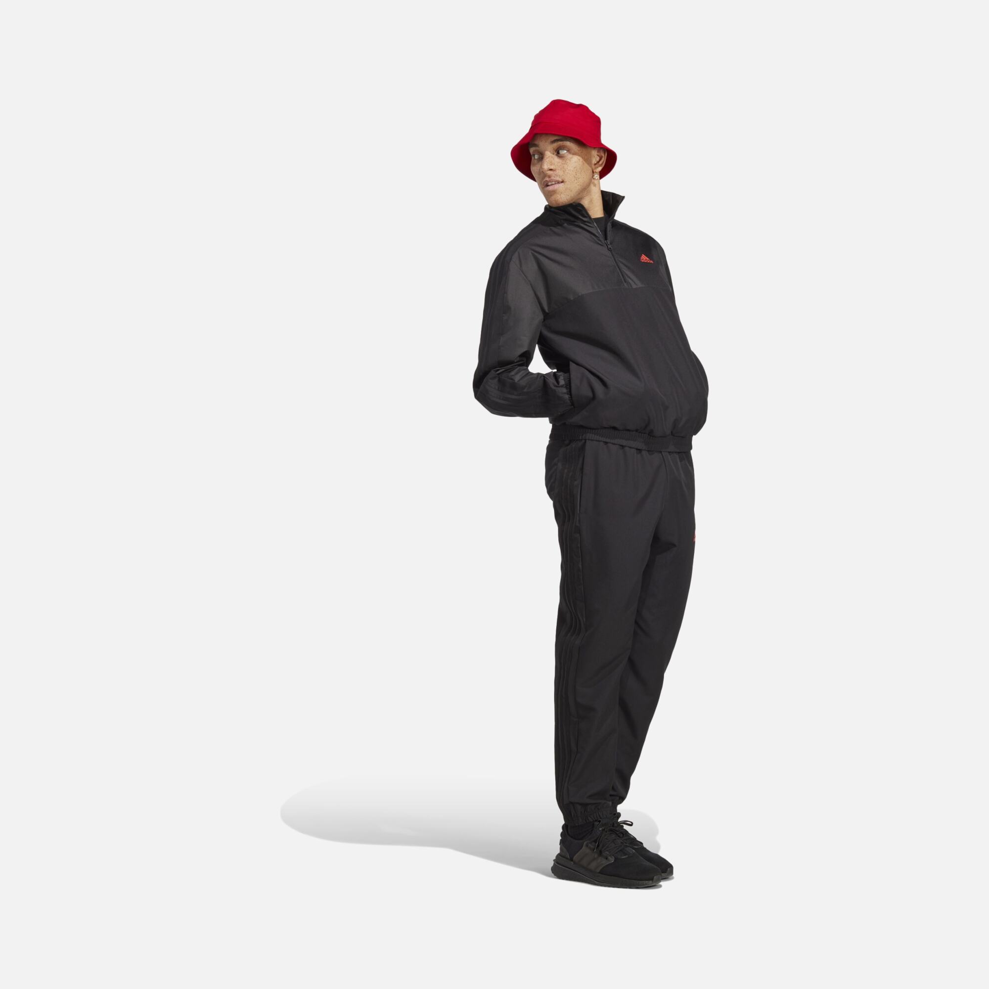 adidas Sportswear Woven 1/4 Zip Erkek Eşofman Takımı