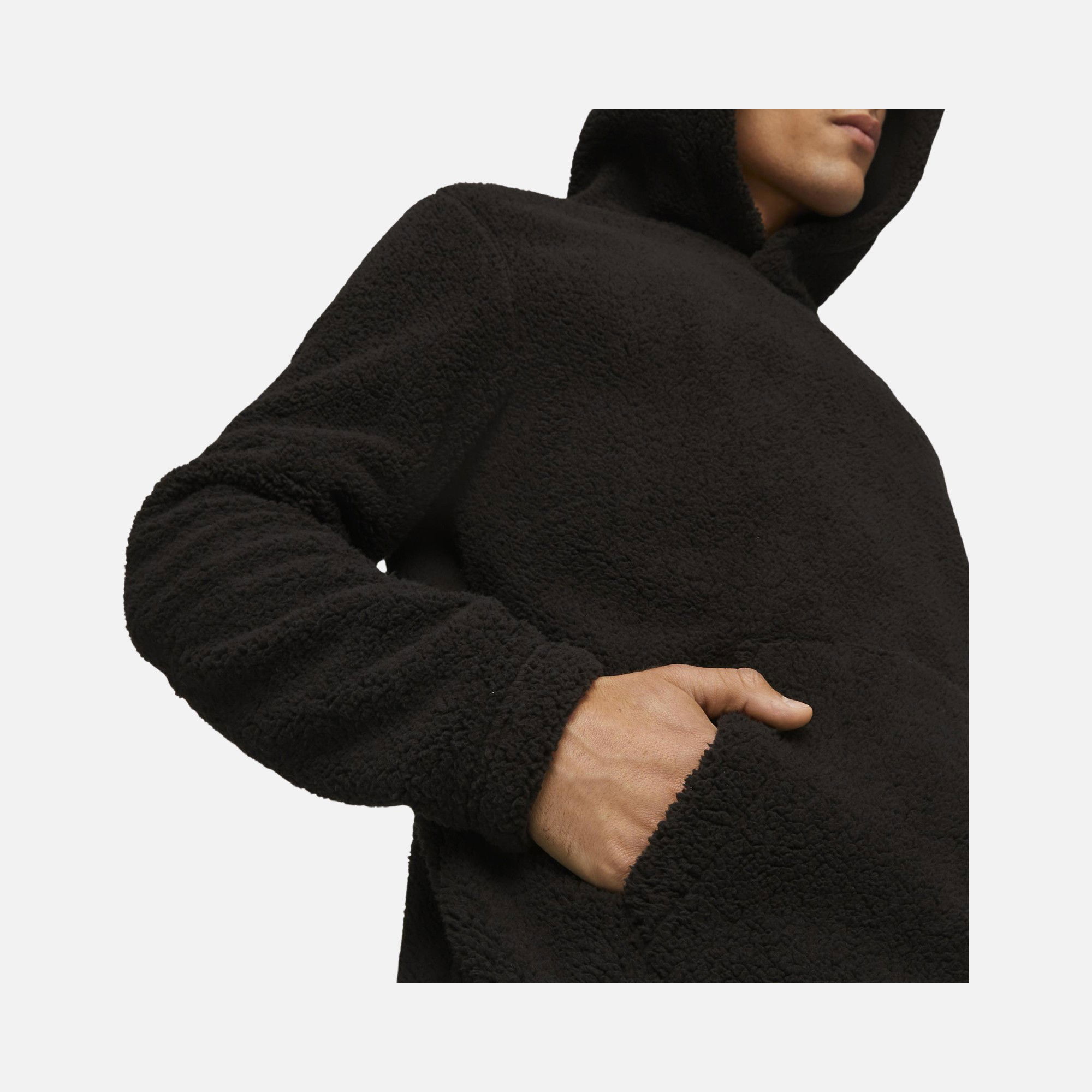 Puma Essentials Elevated Sherpa Hoodie Erkek Sweatshirt