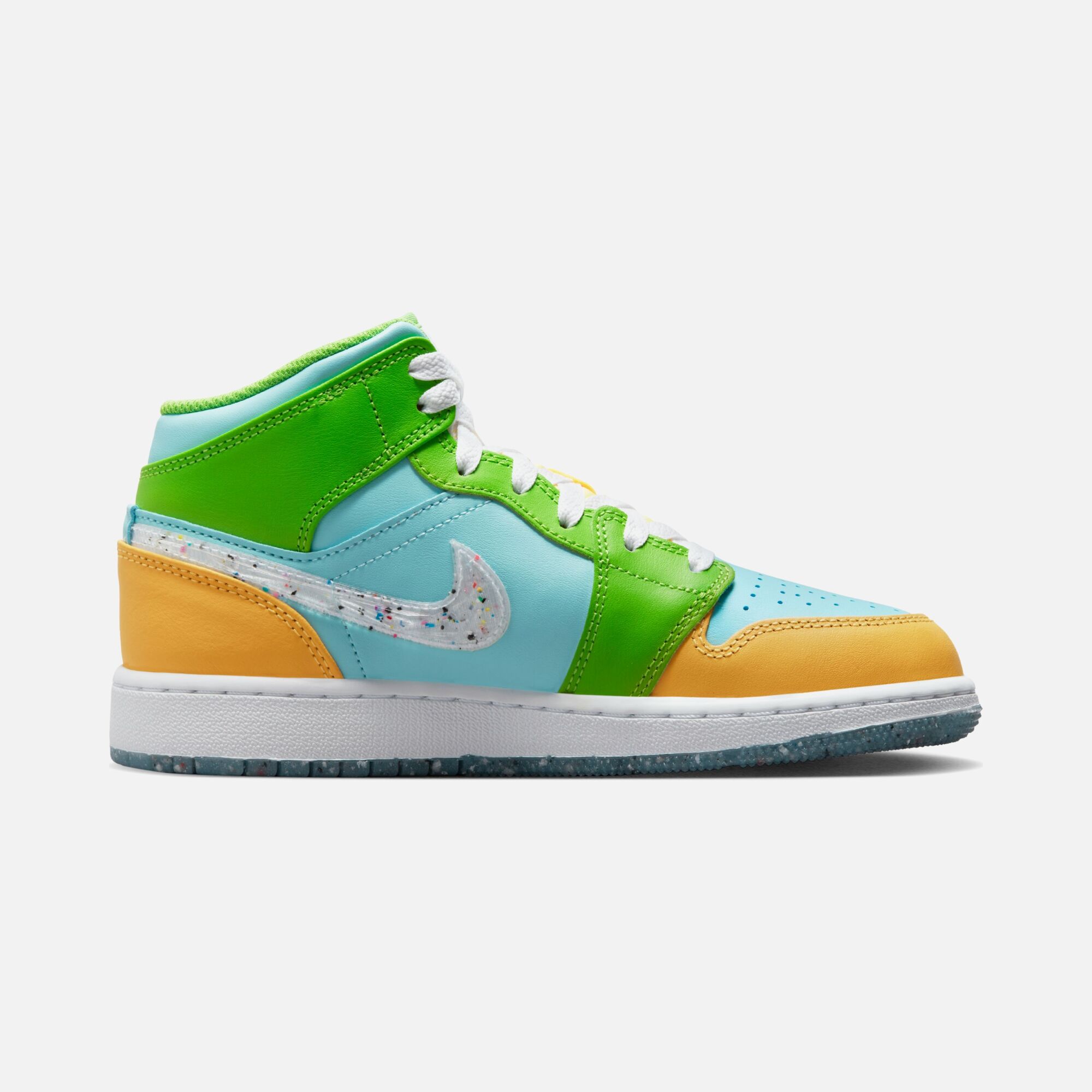 Nike Air Jordan 1 Mid SE ''Grind Swoosh'' (GS) Spor Ayakkabı