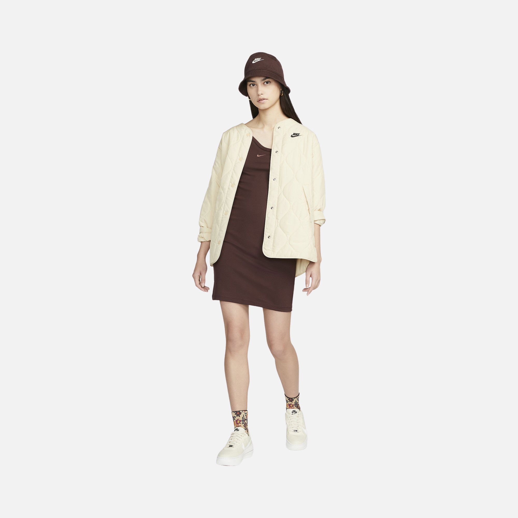 Nike Sportswear Everyday Modern Asymmetrical Kadın Elbise