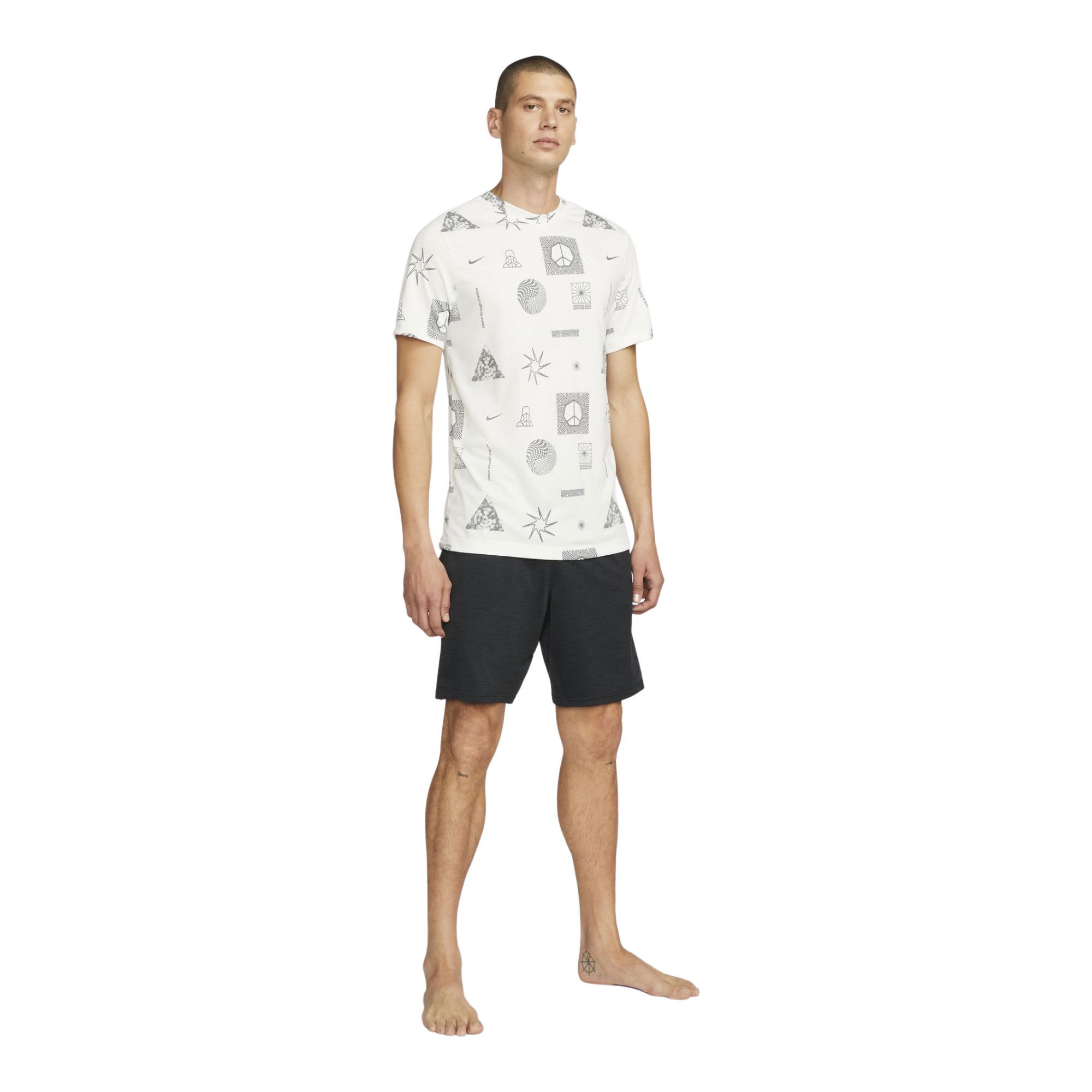 Nike Dri-Fit DB Yoga Short-Sleeve Erkek Tişört