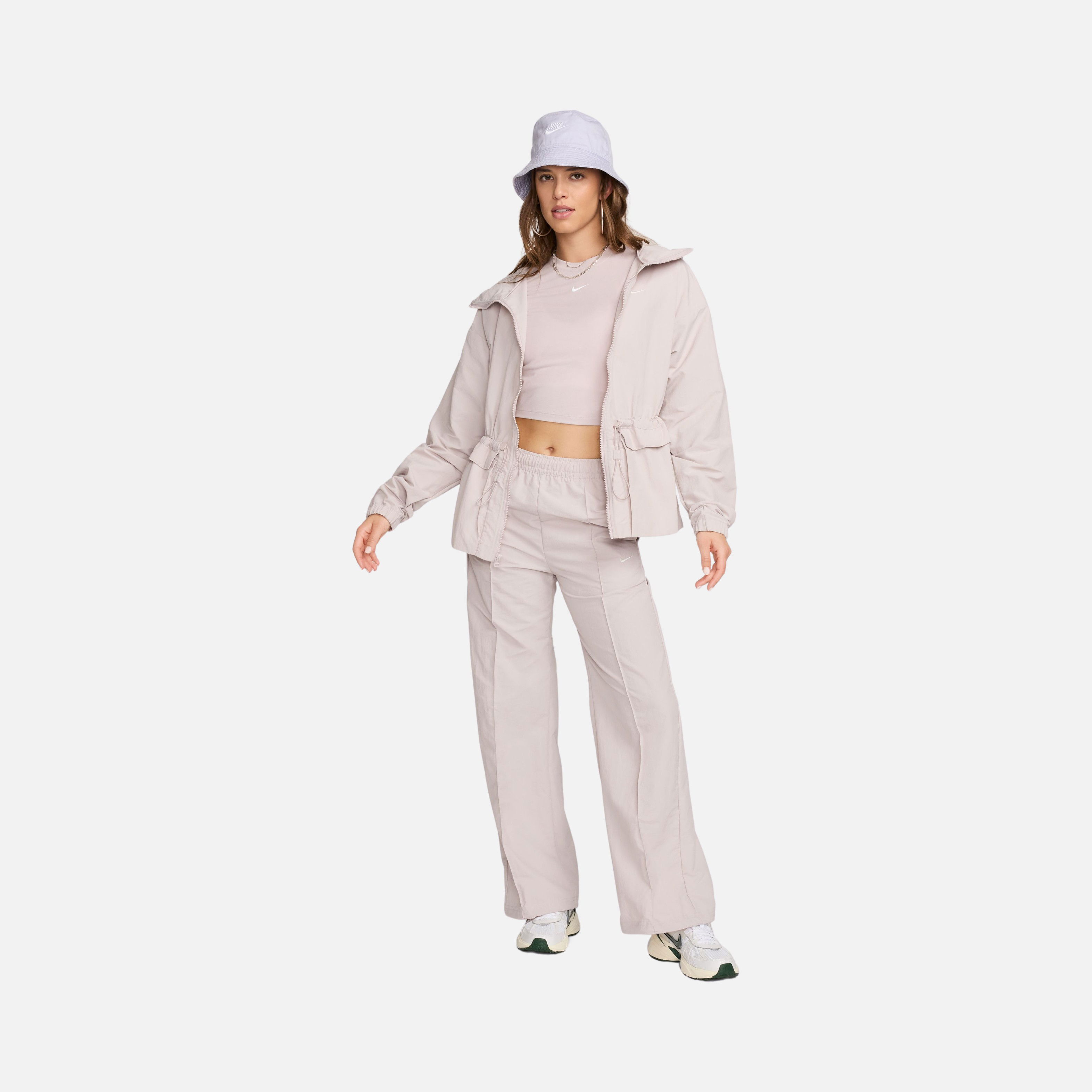 Nike Sportswear Everything Wovens Oversized Full-Zip Hoodie Kadın Ceket