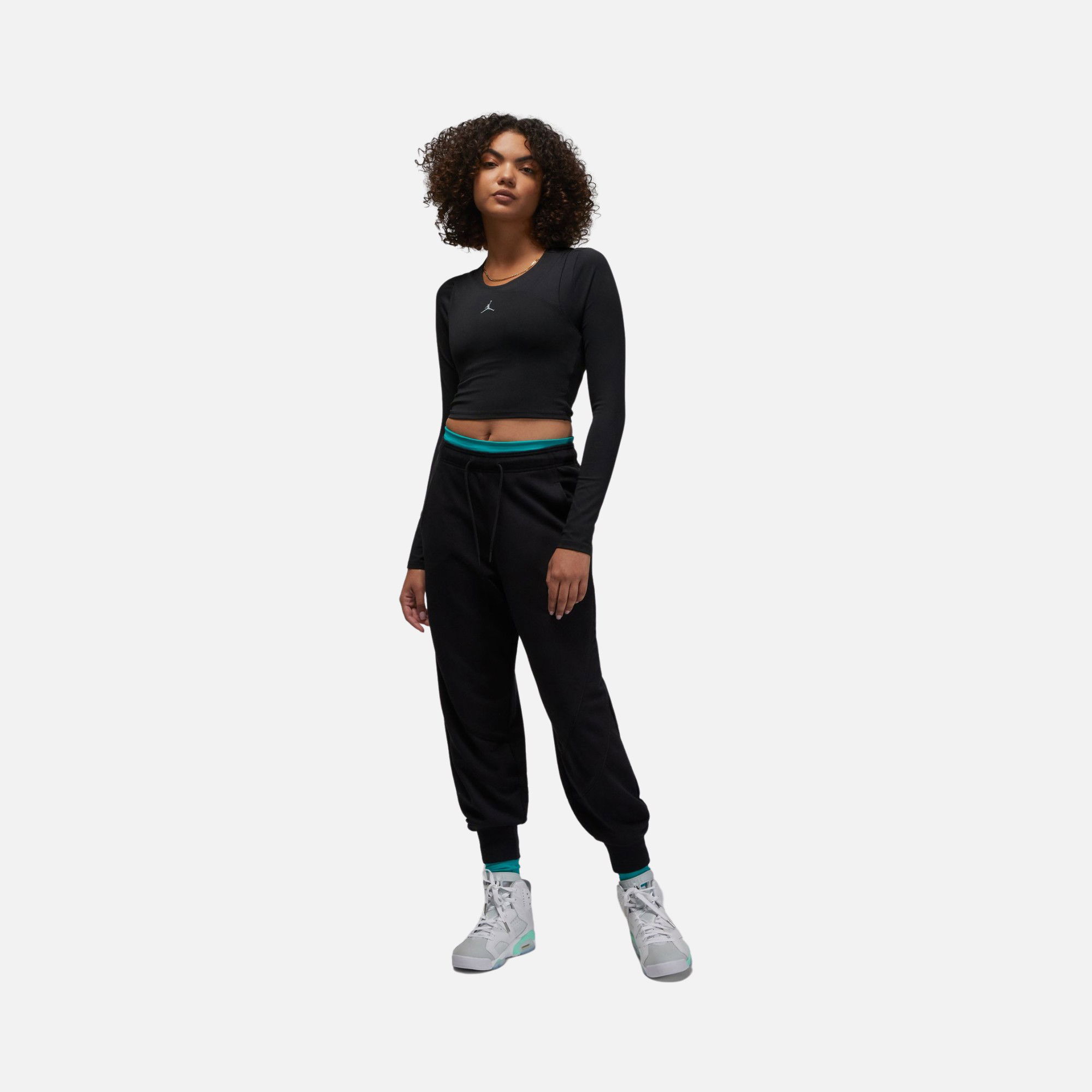 Nike Jordan Sport 2-In-1 Long-Sleeve Kadın Tişört