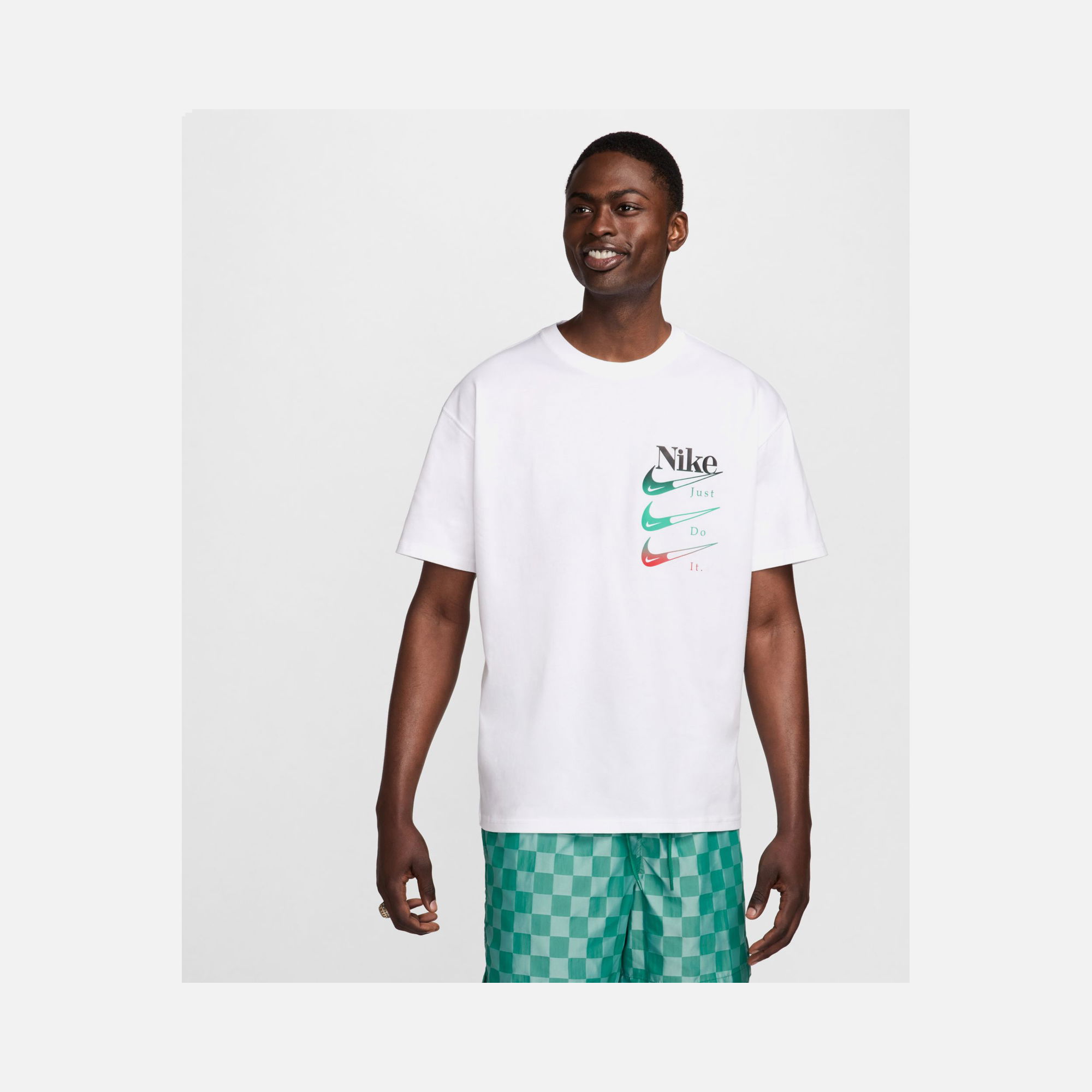 Nike Sportswear DNA M90 ''Just Do It & Multi Swoosh Graphic'' Short-Sleeve Erkek Tişört