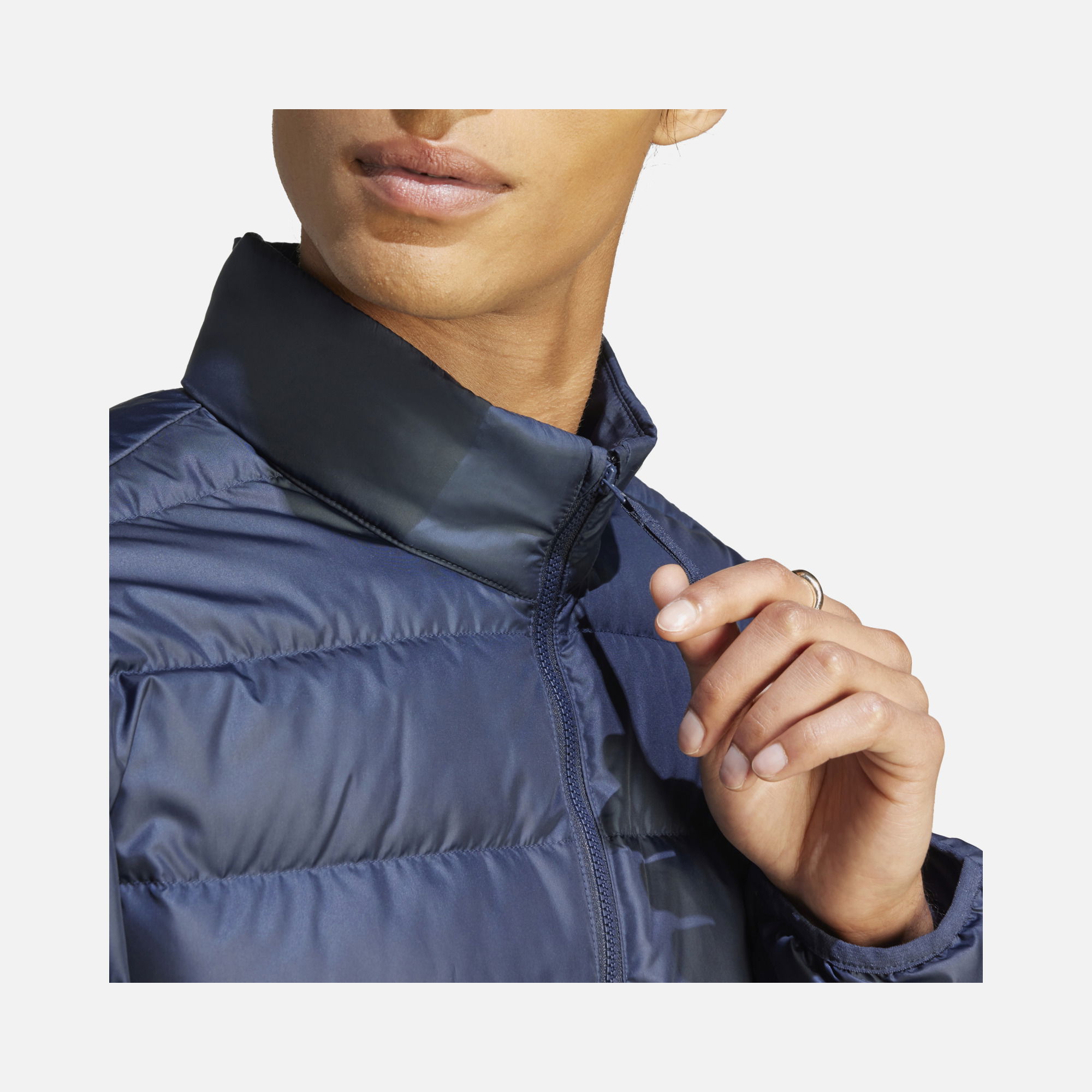 adidas Essentials Light Down Full-Zip FW23 Hoodie Erkek Ceket