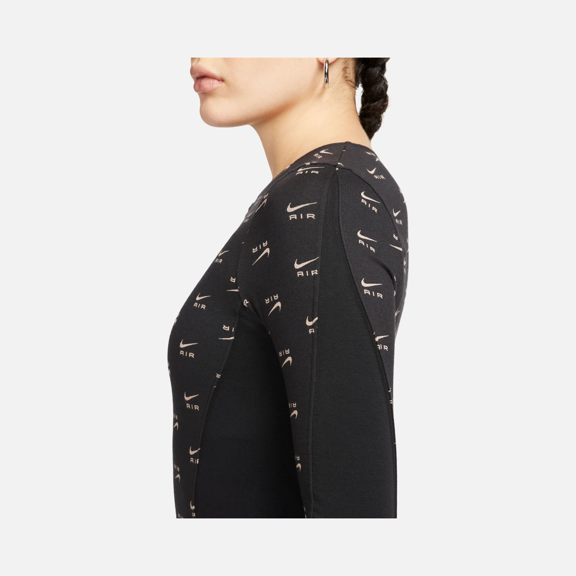 Nike Sportswear Air Printed Full-Zip Long-Sleeve Kadın Tulum