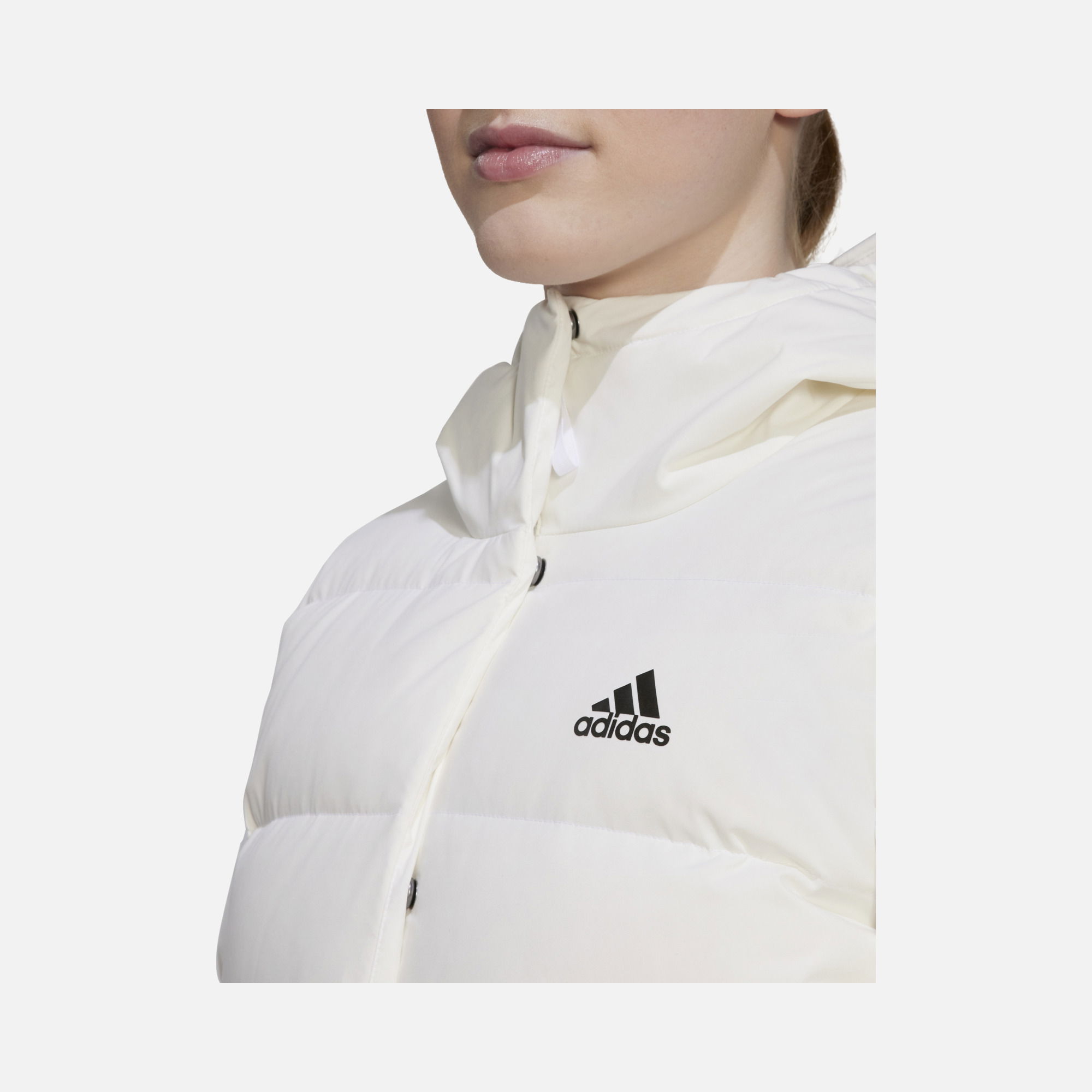 adidas Sportswear Helionic 600 Filled Bird Feathers Full-Zip Hoodie Kadın Mont