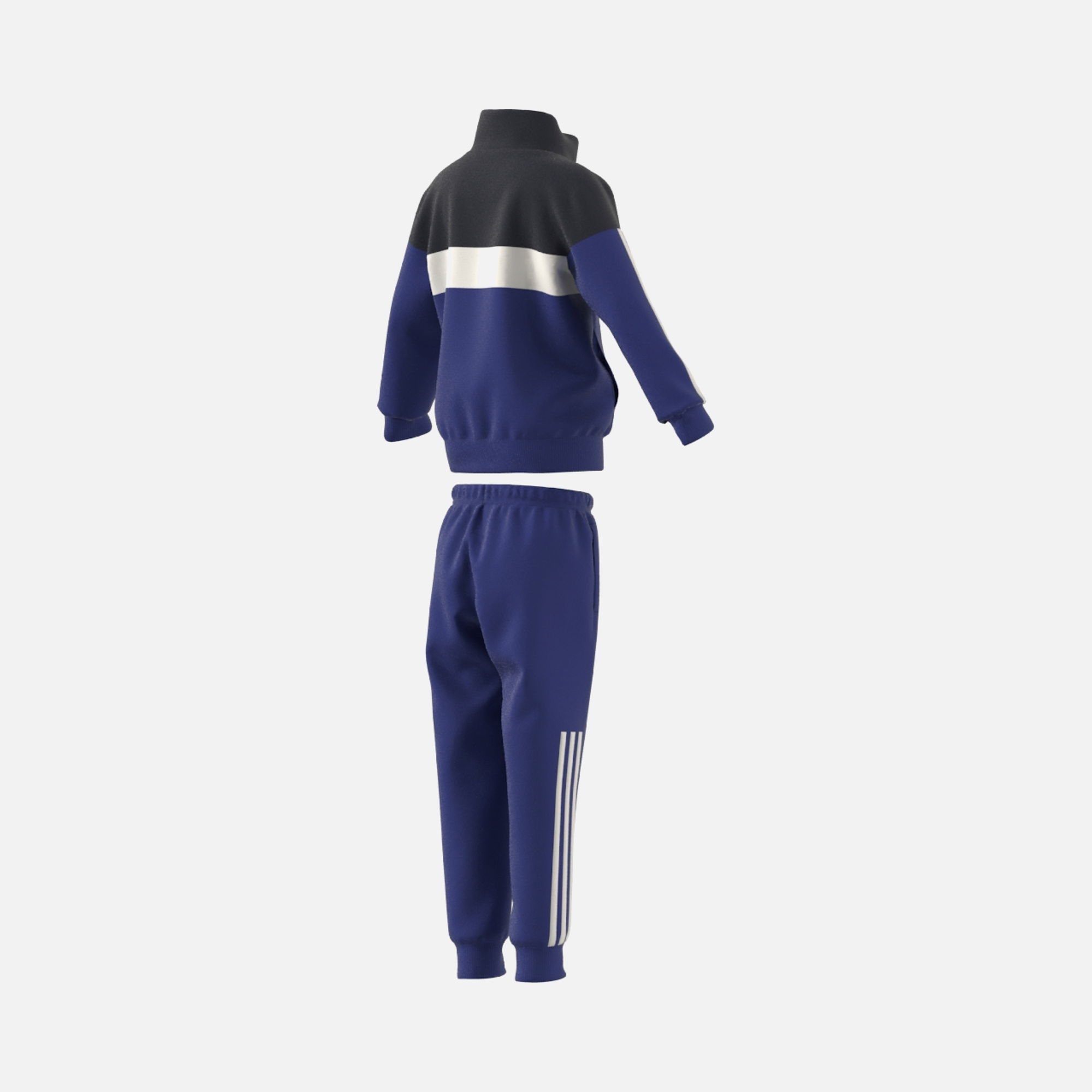 adidas Sportswear Tiberio 3-Stripes Colorblock Shiny Çocuk Eşofman Takımı