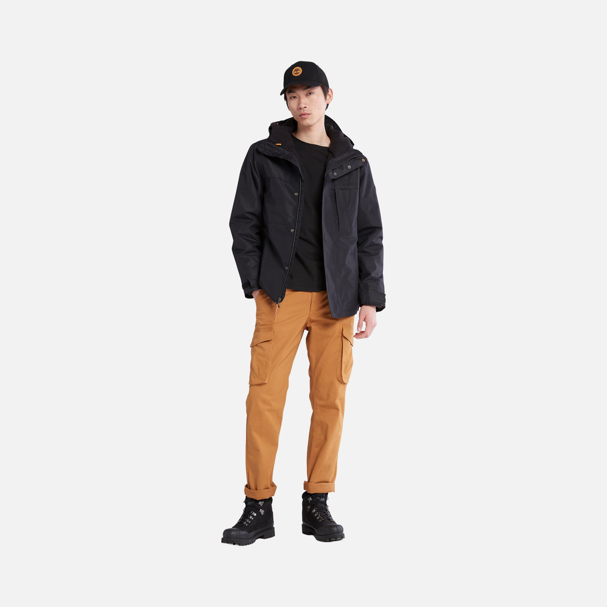 Timberland Sportswear Water Resistant 3in1 Full-Zip Hoodie Erkek Ceket