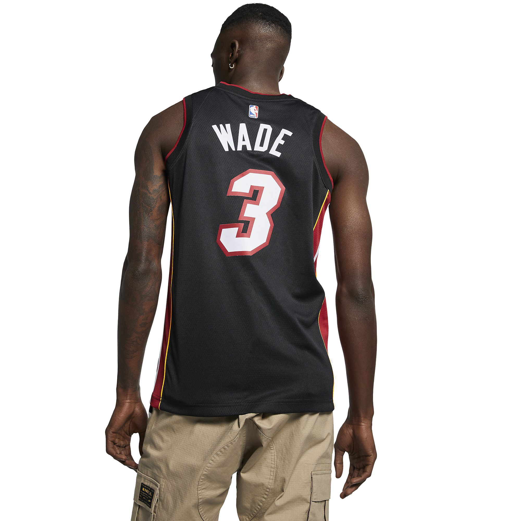 Nike Dwyane Wade Heat Icon Edition NBA Swingman Erkek Forma