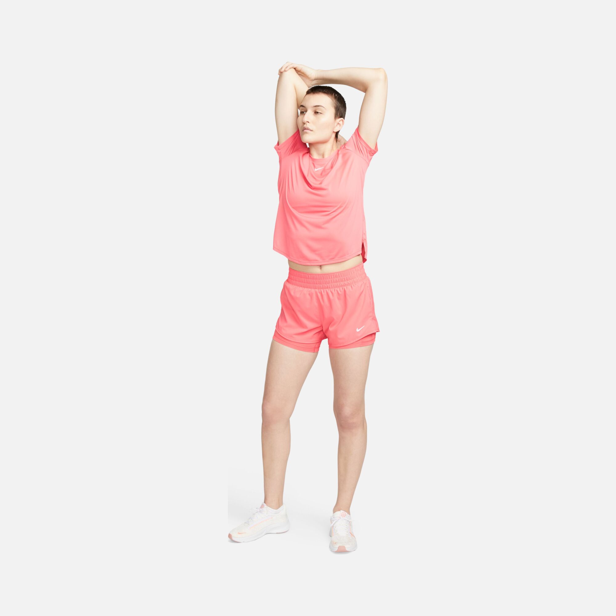 Nike One Dri-Fit Mid-Rise 8cm (approx.) 2-in-1 Training Kadın Şort