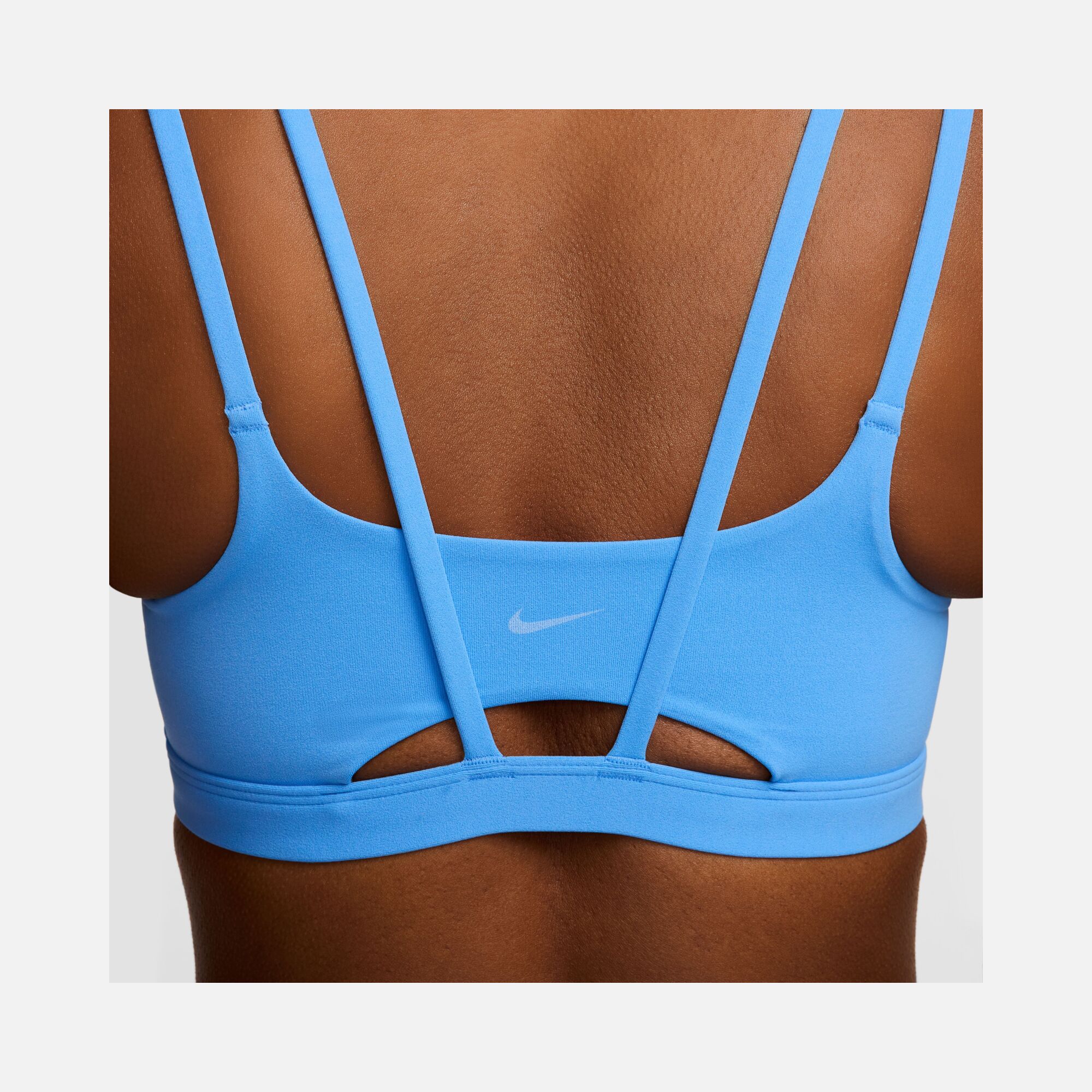 Nike Dri-Fit Alate Trace Light-Support Padded Strappy Training Kadın Bra