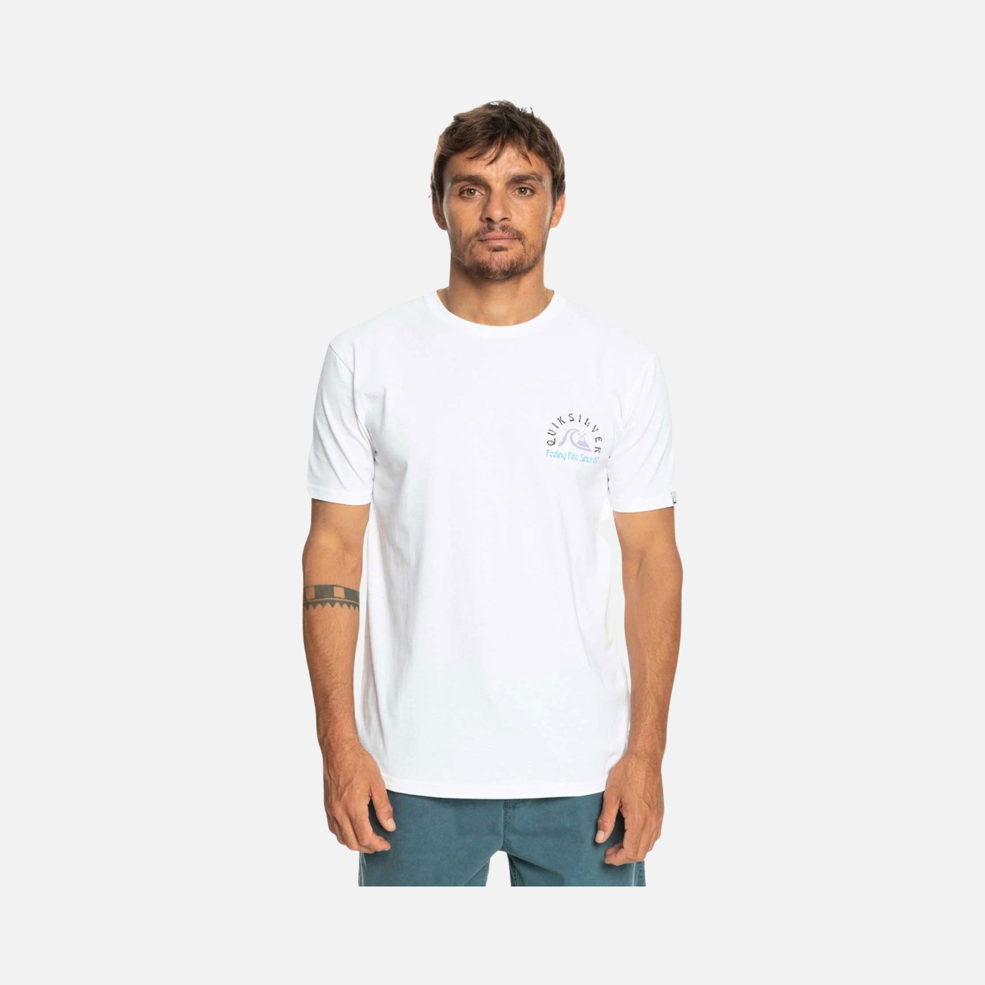 Quiksilver Sportswear Originalbarrel Short-Sleeve Erkek Tişört