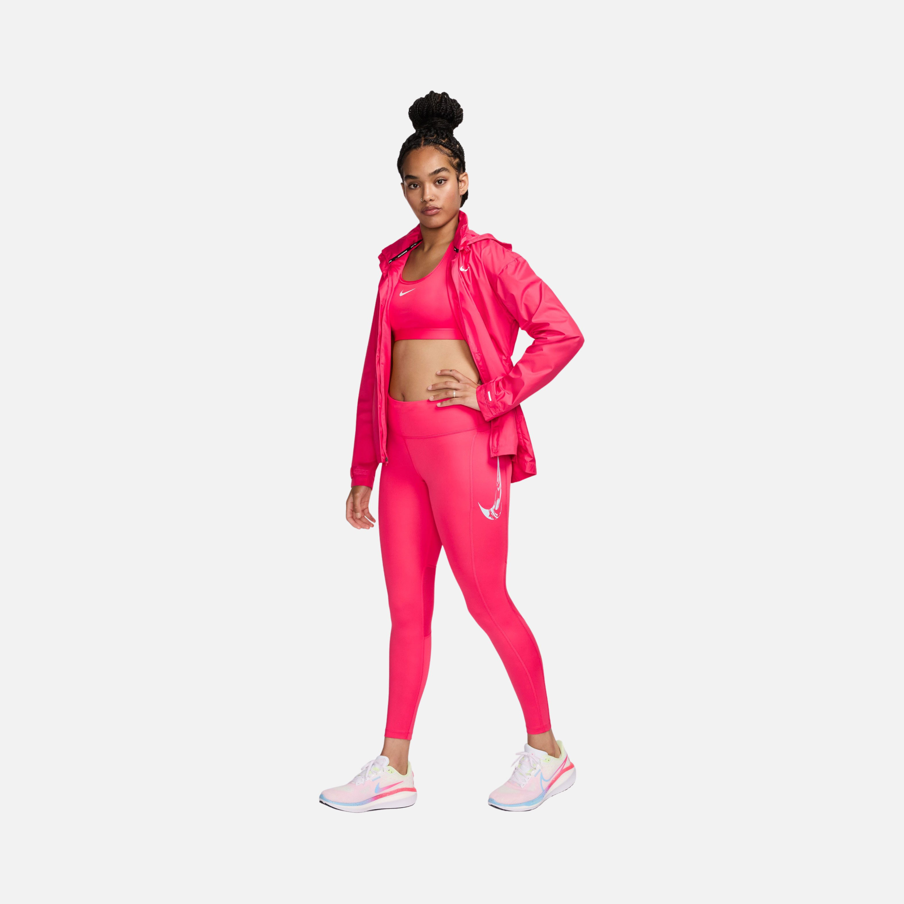 Nike Dri-Fit Fast Swoosh Mid-Rise 7/8 Running Kadın Tayt