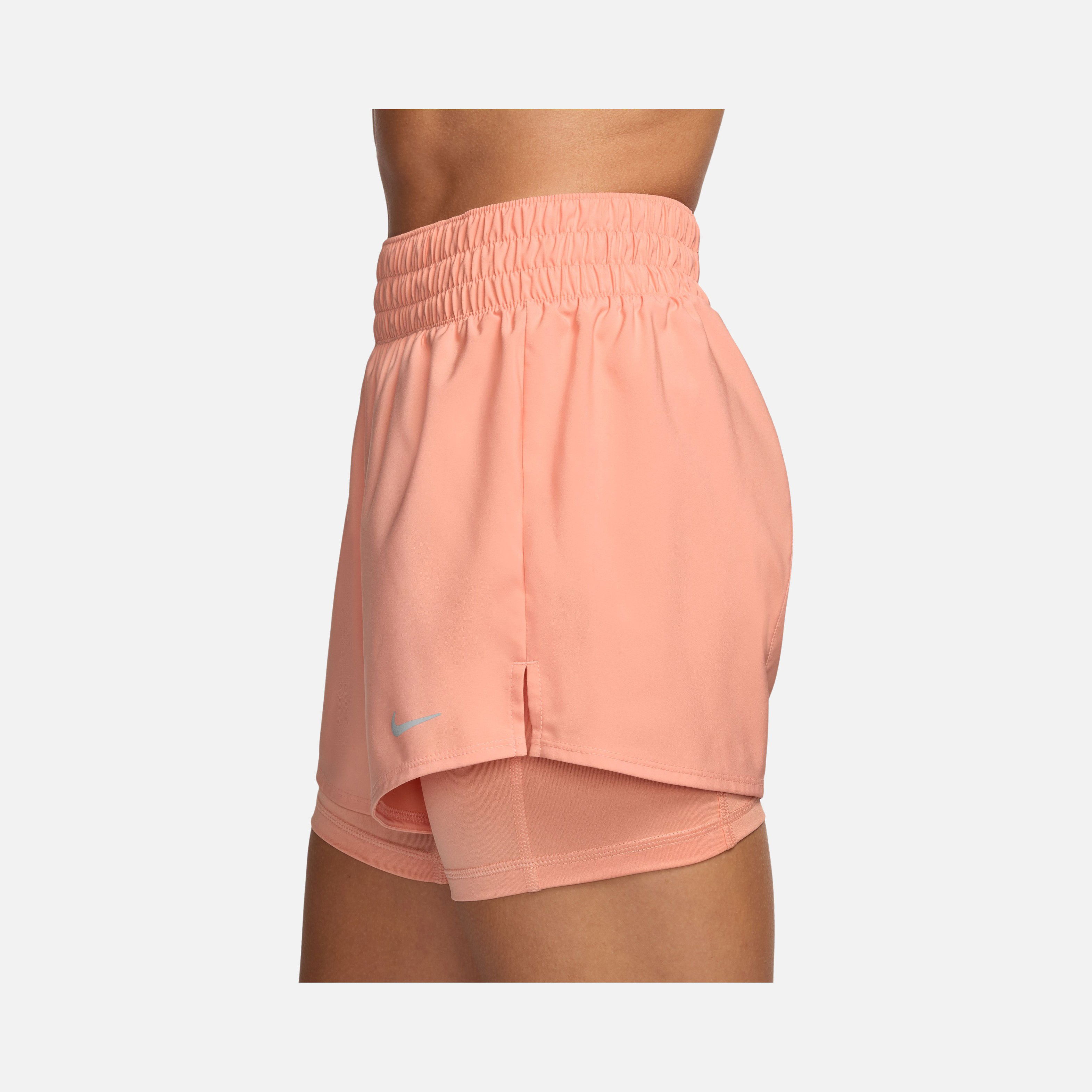 Nike Dri-Fit One High-Waisted 3" 2-in-1 Training Kadın Şort