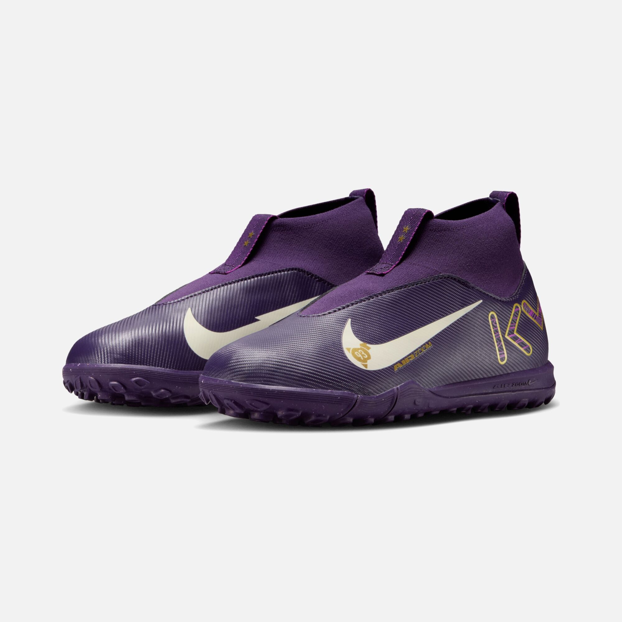 Nike Jr. Mercurial Superfly 10 Academy "Kylian Mbappé" TF Turf High-Top Çocuk Halı Saha Ayakkabı
