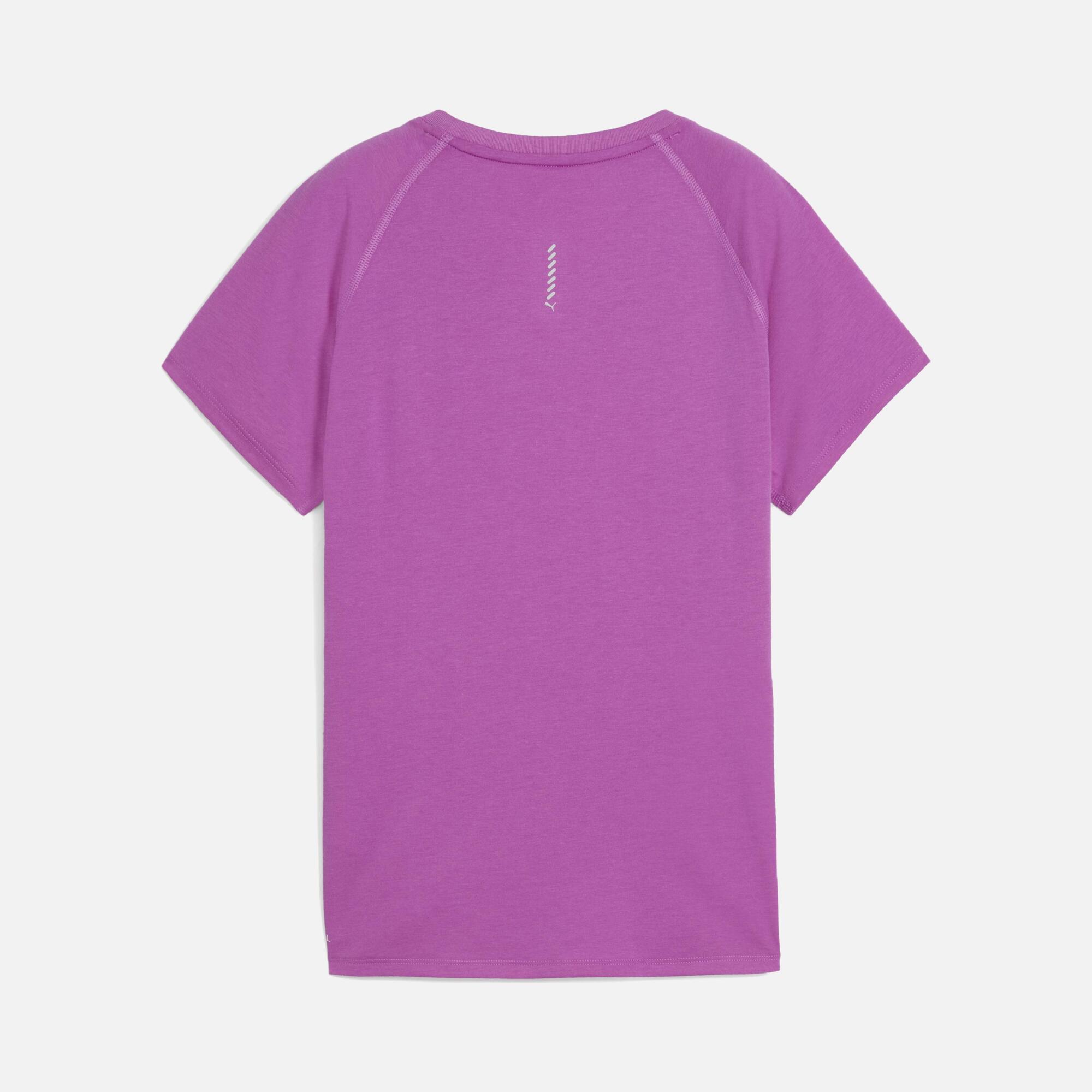 Puma Run Velocity Tri Blend Running Short-Sleeve Kadın Tişört