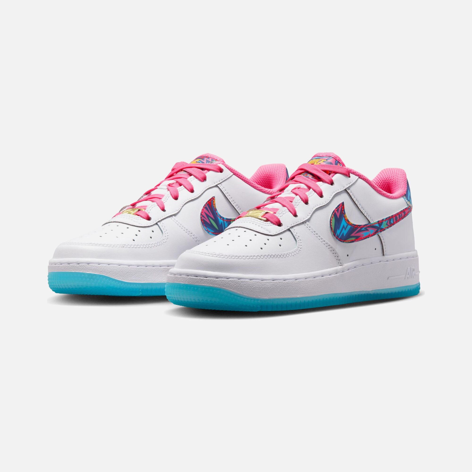 Nike Air Force 1 ''Multi-Color Swoosh'' (GS) Spor Ayakkabı