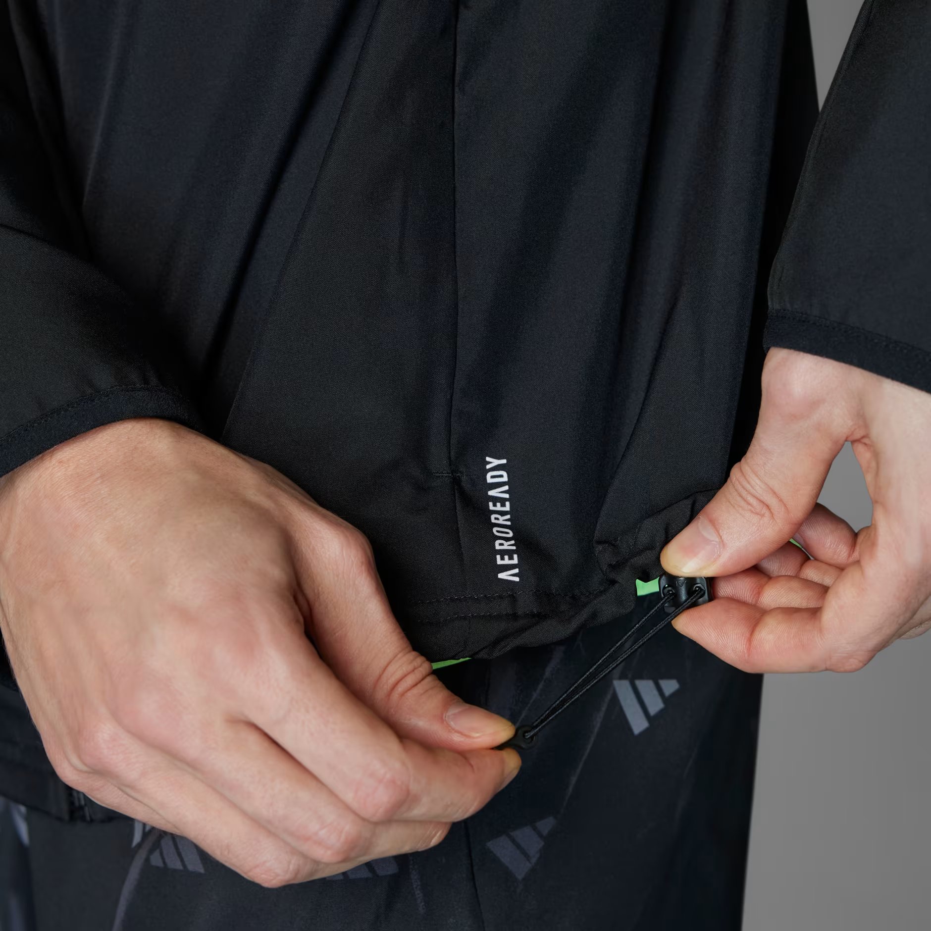 adidas AEROREADY Run It Full-Zip Hoodie Erkek Ceket
