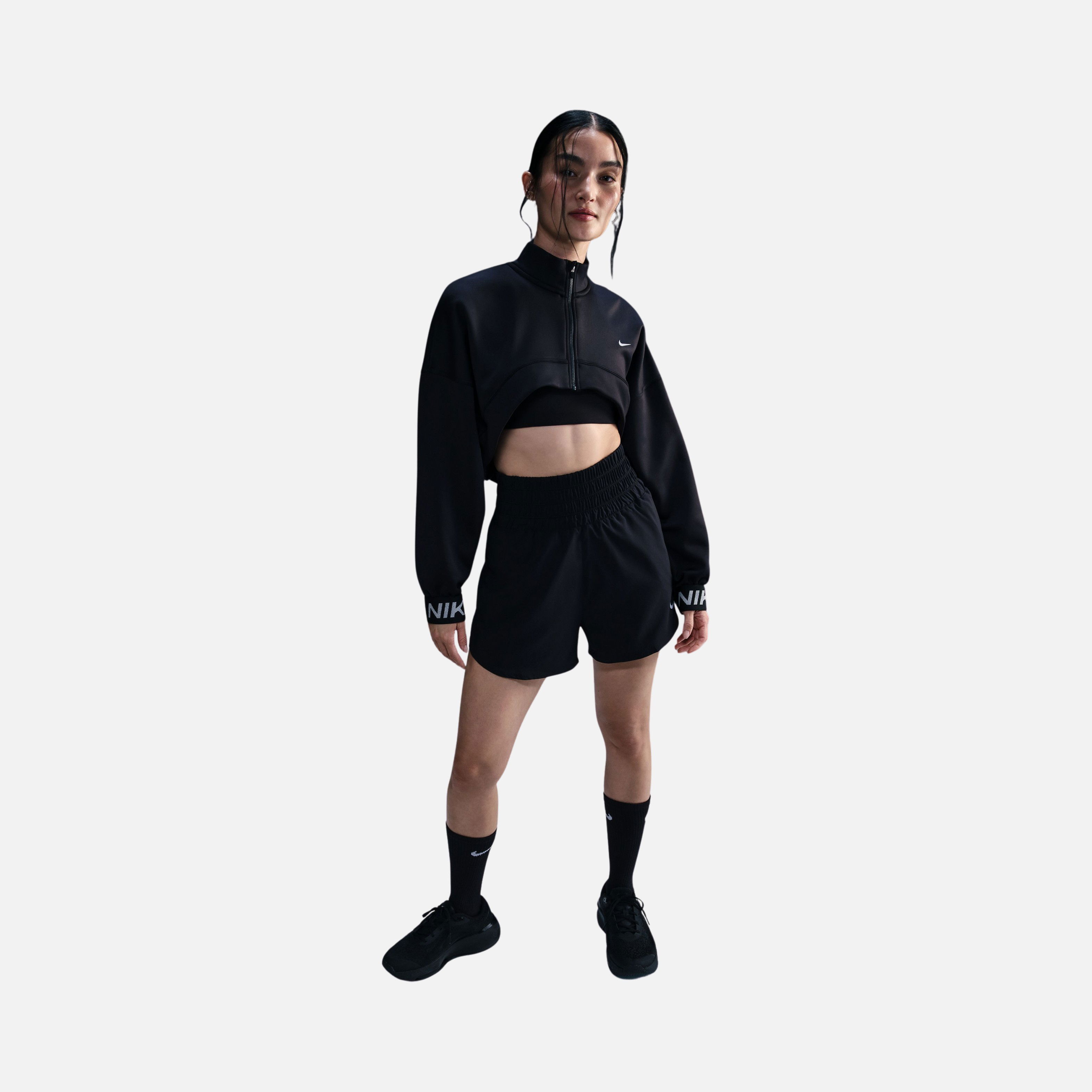 Nike Pro Capsule Fleece High-Low Design Full-Zip Long-Sleeve Kadın Sweatshirt