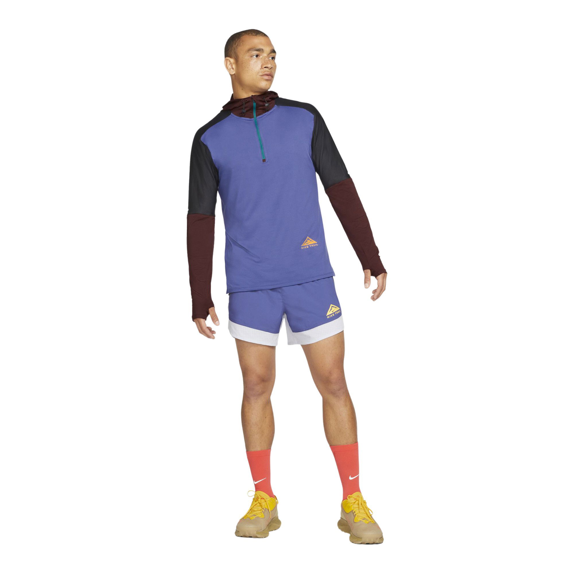 Nike Dri-Fit Trail Element 1/2-Zip Trail Running Hoodie Erkek Sweatshirt