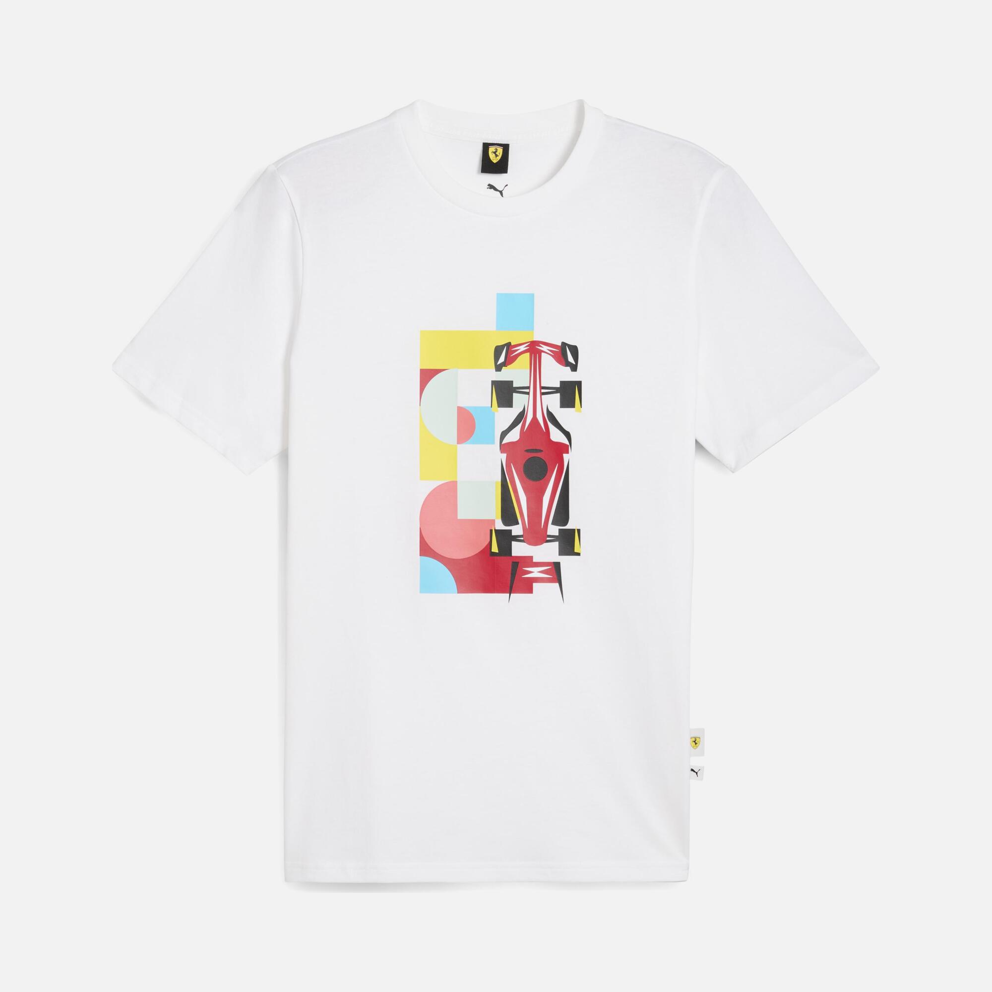 Puma Scuderia Ferrari Race Graphic ''20th Anniversary Celebration'' Regular-Fit Short-Sleeve Erkek Tişört