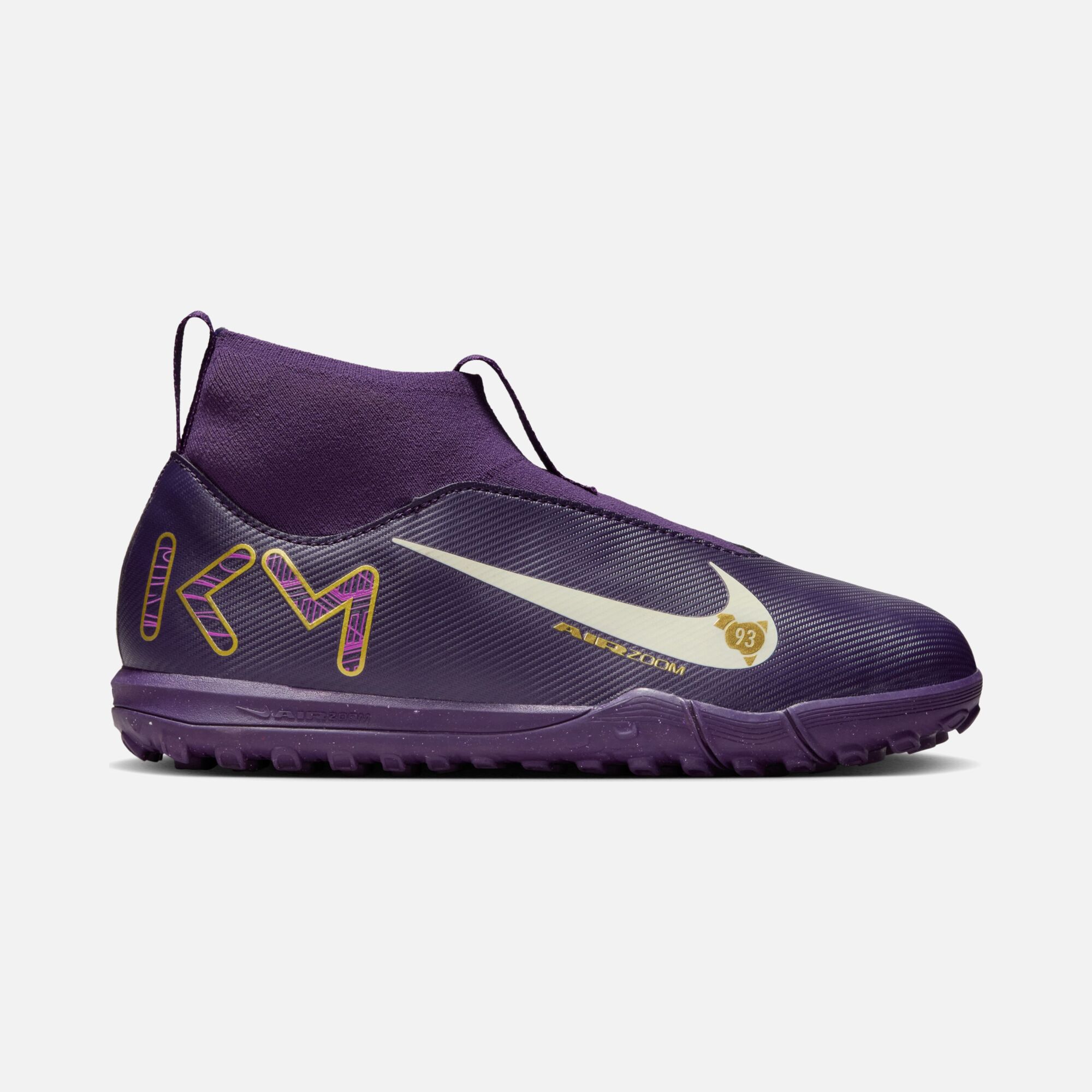 Nike Jr. Mercurial Superfly 10 Academy "Kylian Mbappé" TF Turf High-Top Çocuk Halı Saha Ayakkabı