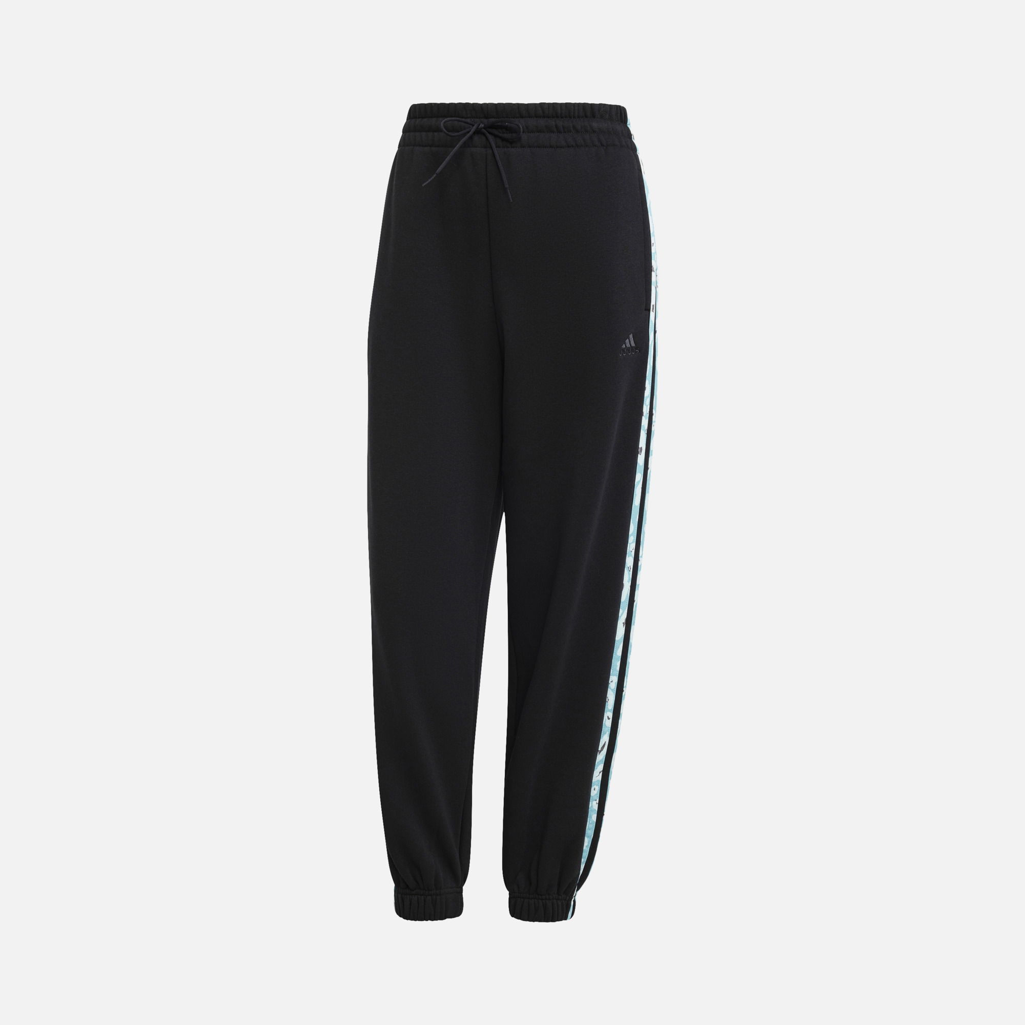 adidas Sportswear Essentials 3-Stripes Animal-Print 7/8 Kadın Eşofman Altı