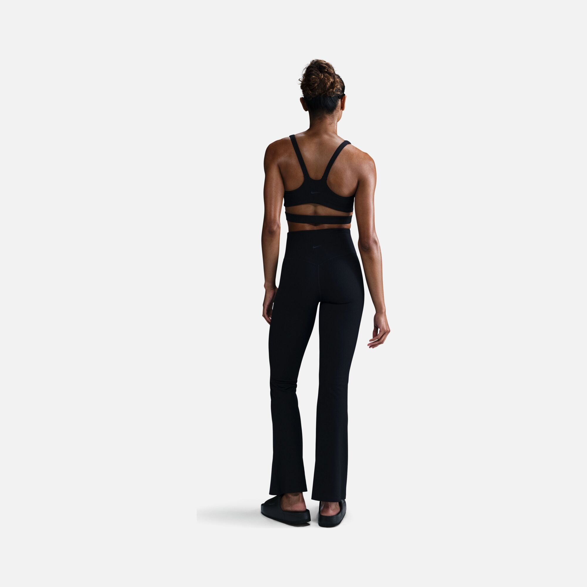 Nike Dri-fit Zenvy Hr Rib Flare Kadın Tayt