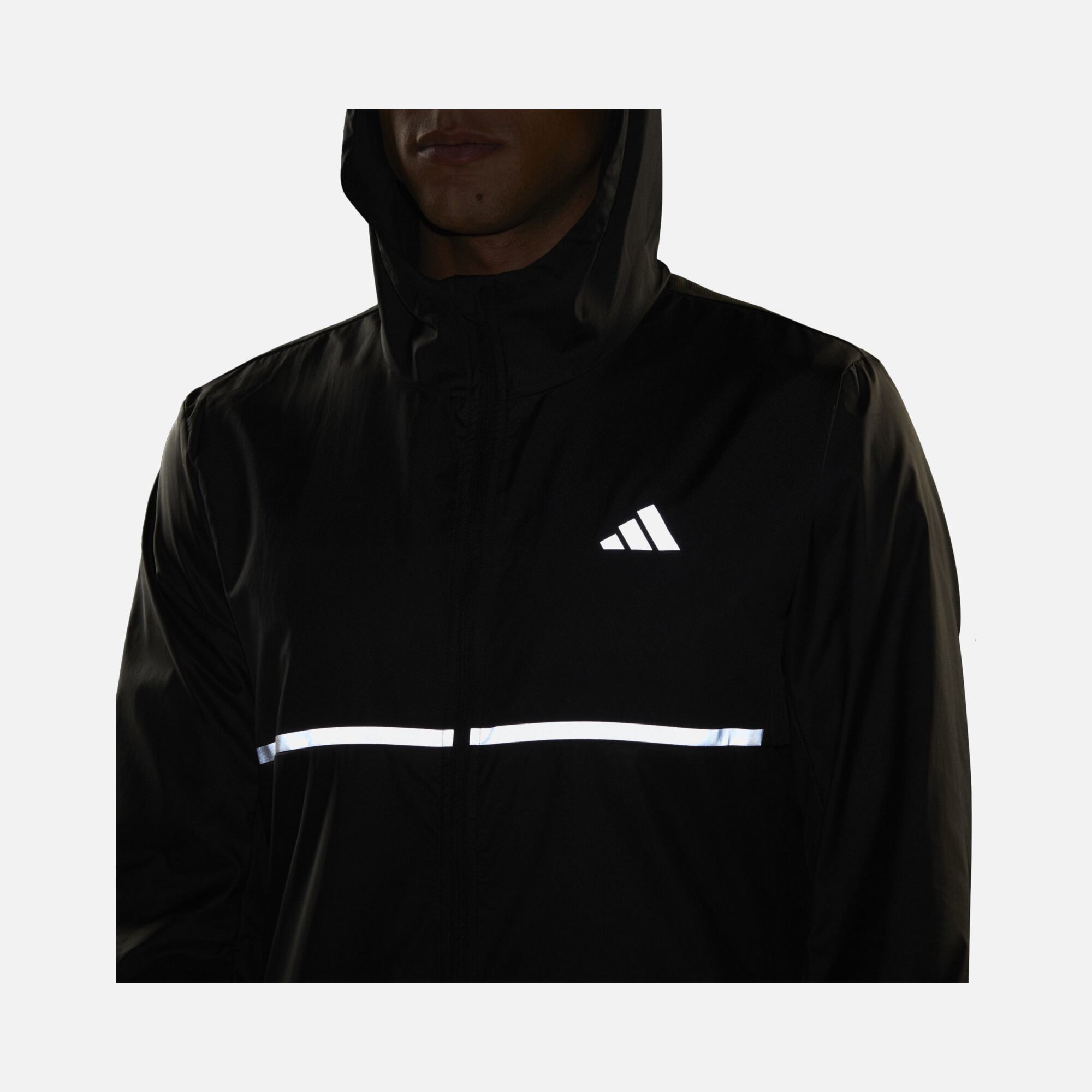 adidas Own the Run Lightweight Running Full-Zip Hoodie Erkek Ceket
