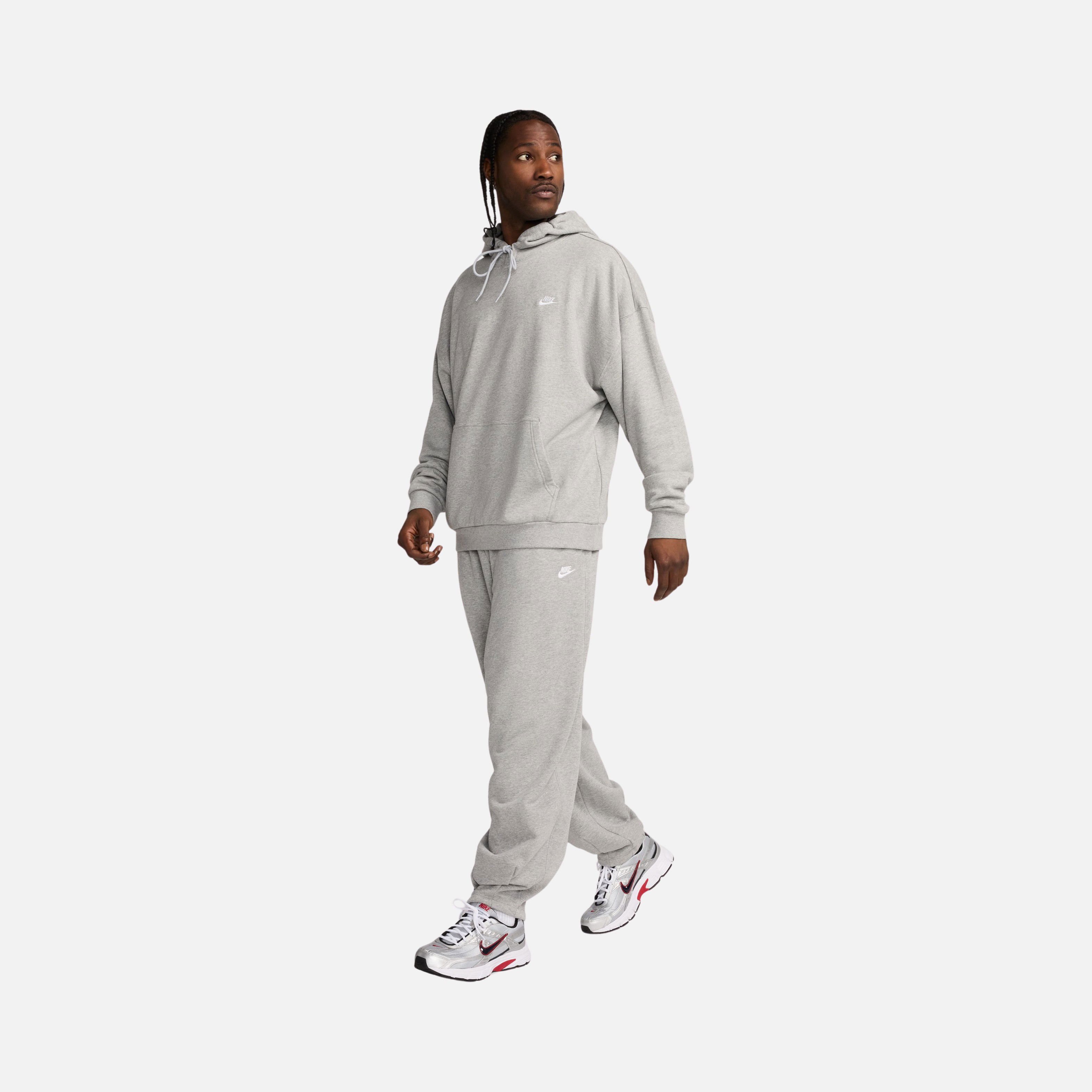 Nike Club+ Fleece Oversized French Terry Full-Zip Hoodie Erkek Sweatshirt