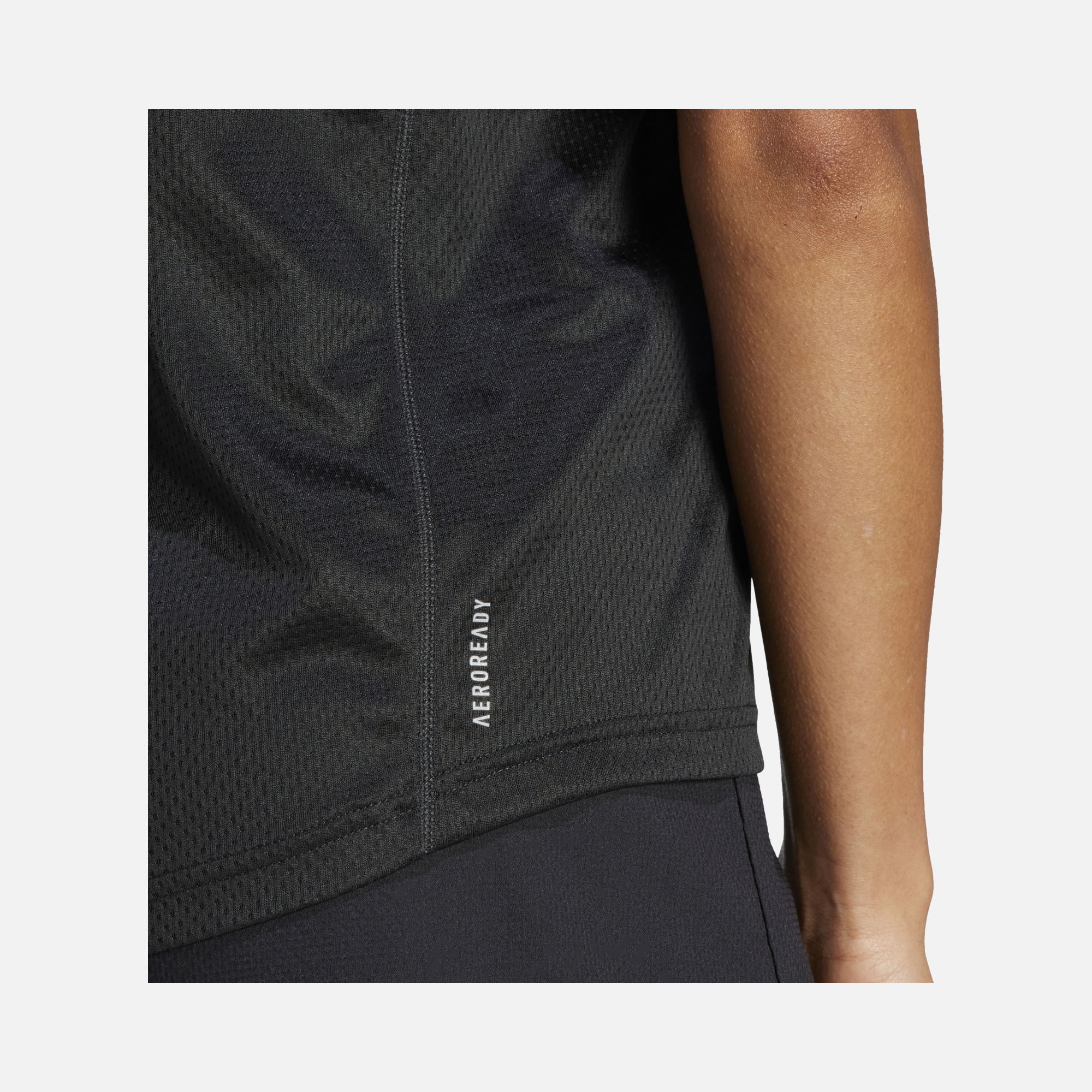 adidas Aeroready Own The 3-Stripes Running Short-Sleeve Kadın Tişört
