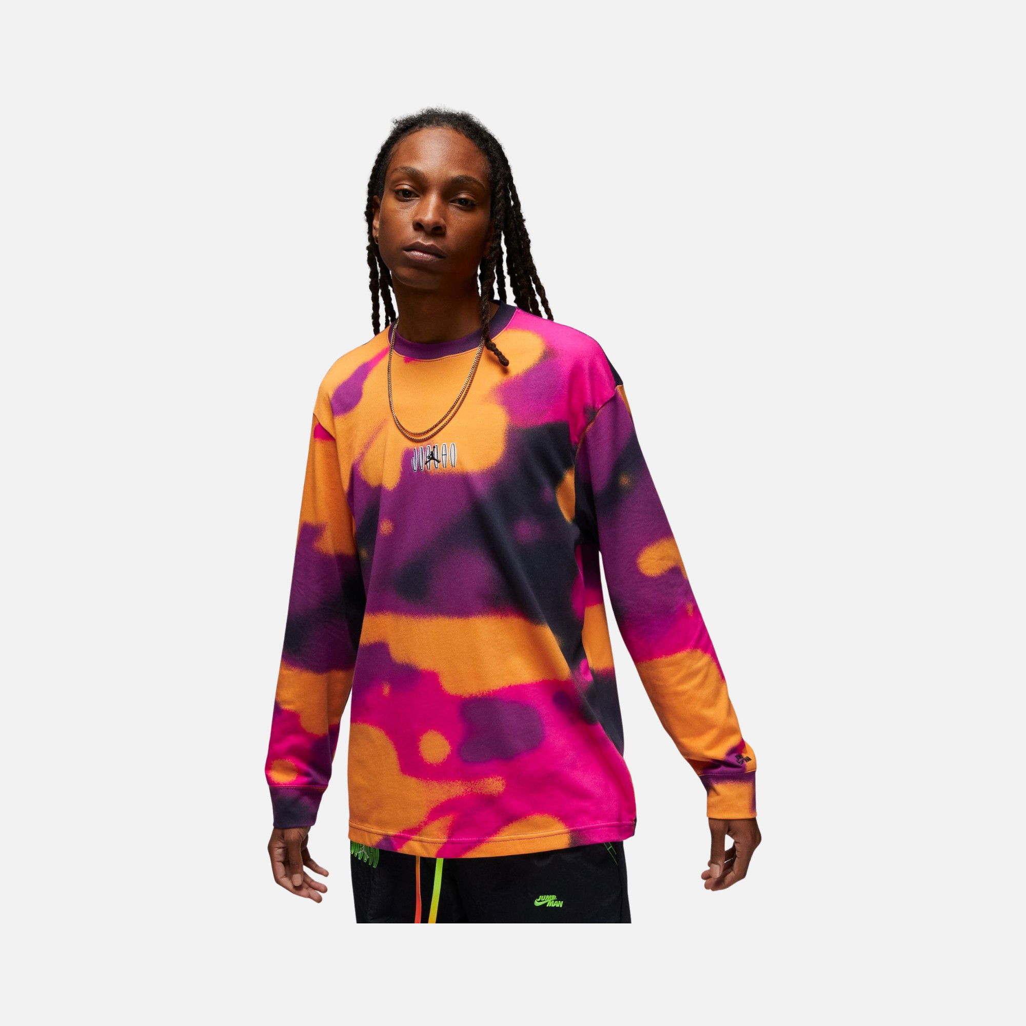 Nike Jordan Flight MVP Statement 85 AOP Long-Sleeve Erkek Tişört
