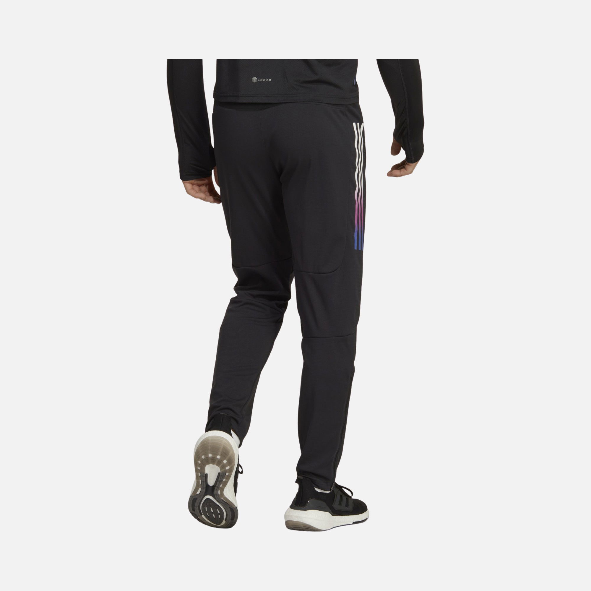 adidas Aeroready Icons 3-Stripes Zippered Leg Running Erkek Eşofman Altı