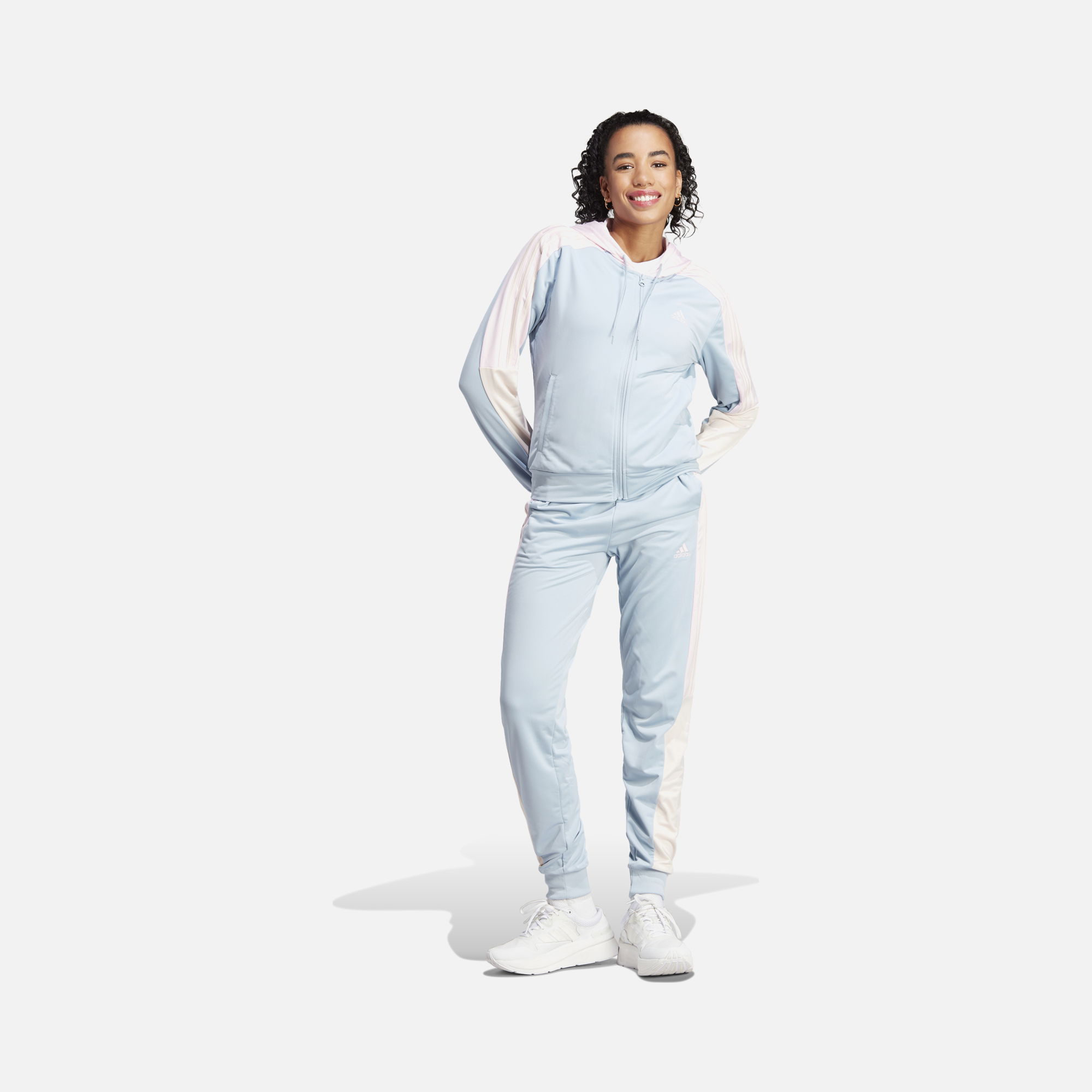 adidas Sportswear Boldblock Full-Zip 3-Stripes Kadın Eşofman Takımı
