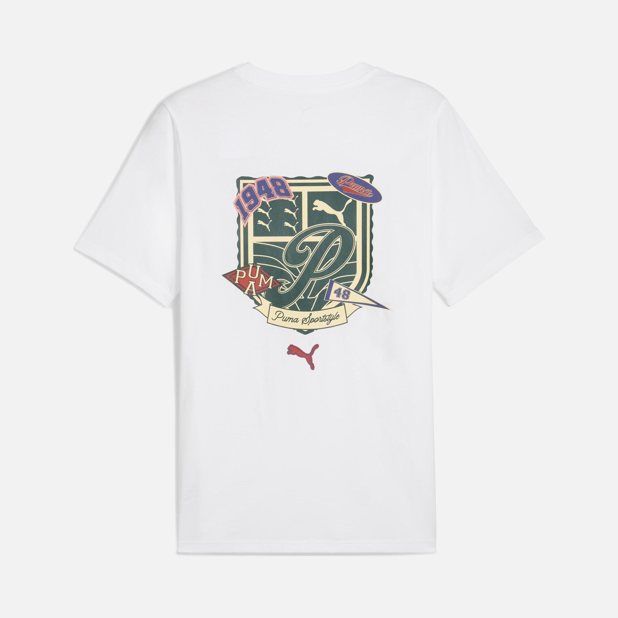 Puma Sportswear Wardrobe Essentials Graphic Short-Sleeve Erkek Tişört