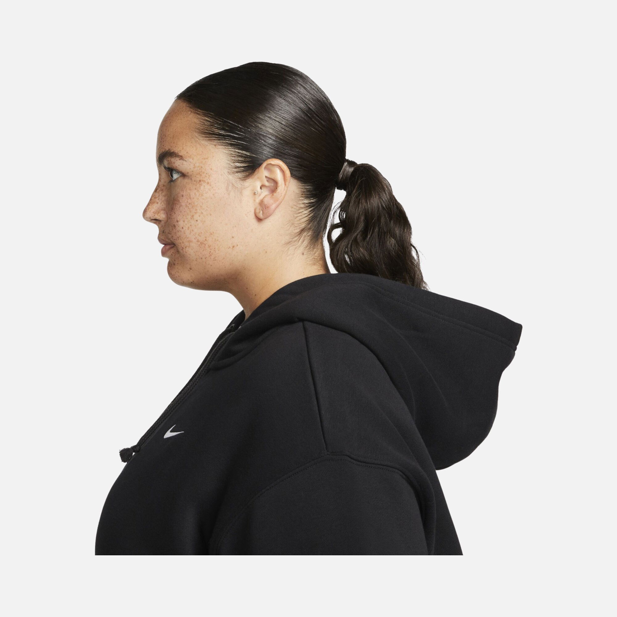 Nike Sportswear Essentials Collection Fleece Oversized Full-Zip Hoodie Kadın Sweatshirt