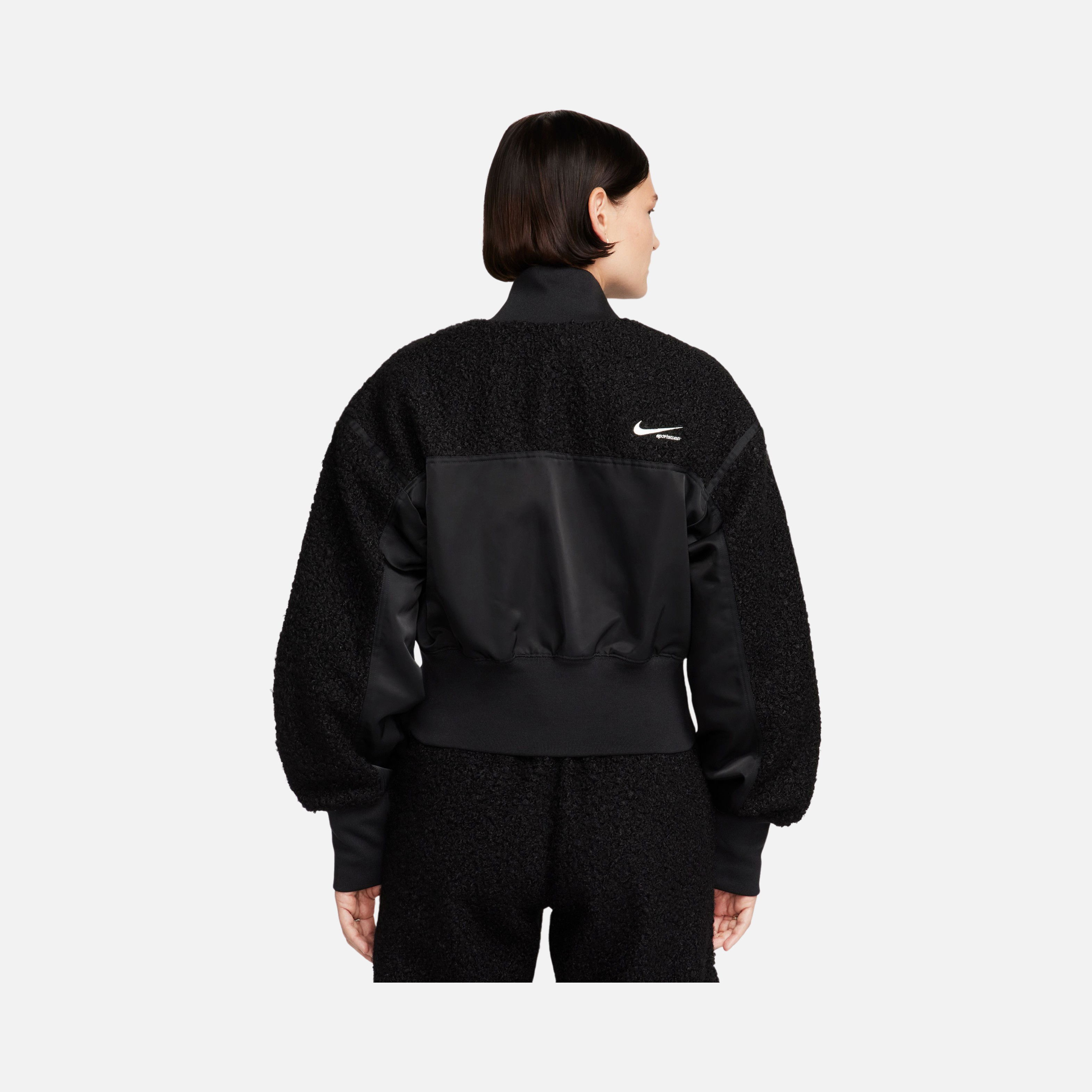 Nike Sportswear Collection Sherpa Mbrshp Bomber Full-Zip Kadın Ceket