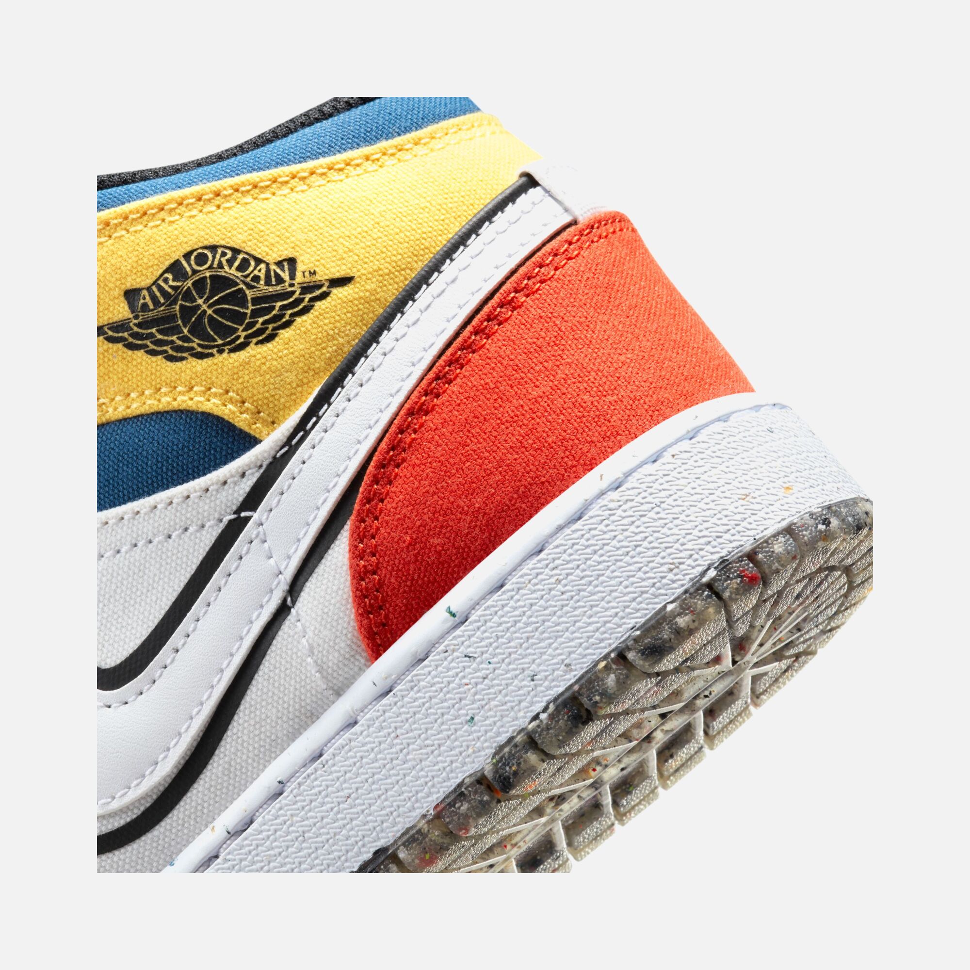 Nike Air Jordan 1 Mid SE Canvas (GS) Spor Ayakkabı