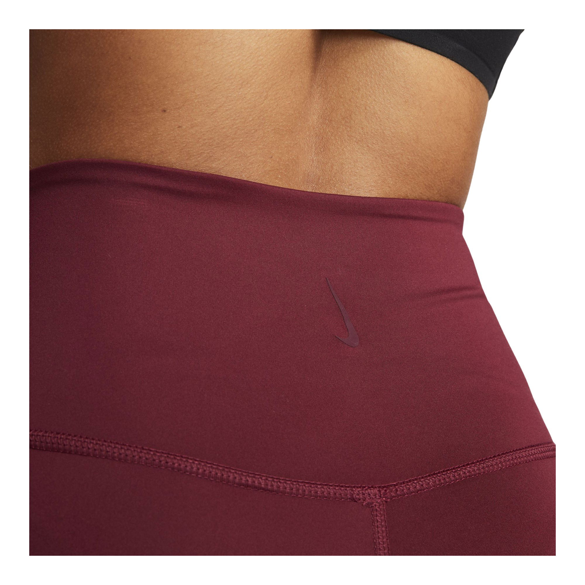 Nike Yoga Dri-Fit High-Waisted 7/8 Metallic Trim Kadın Tayt