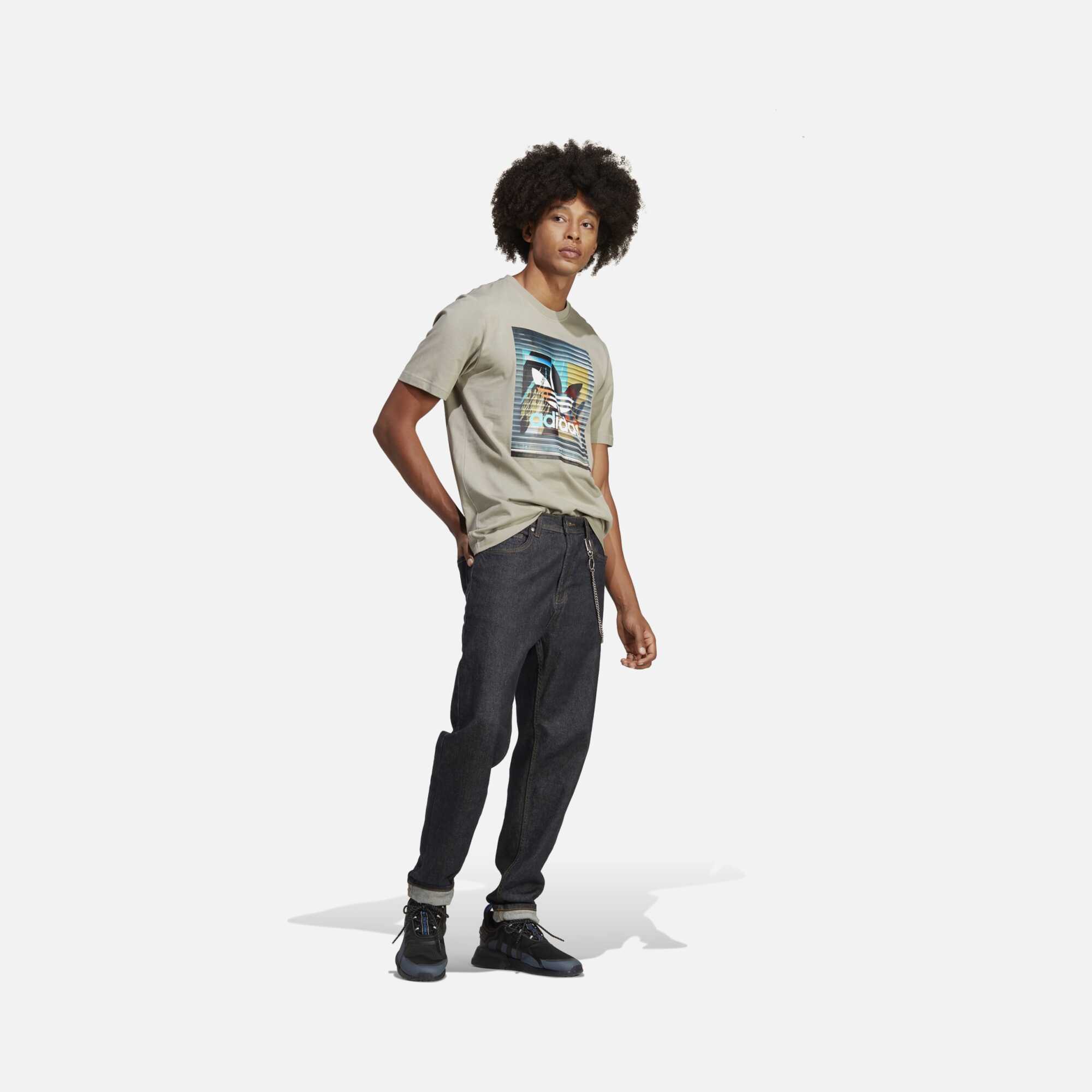 adidas Graphic off the Grid  Short-Sleeve Erkek Tişört