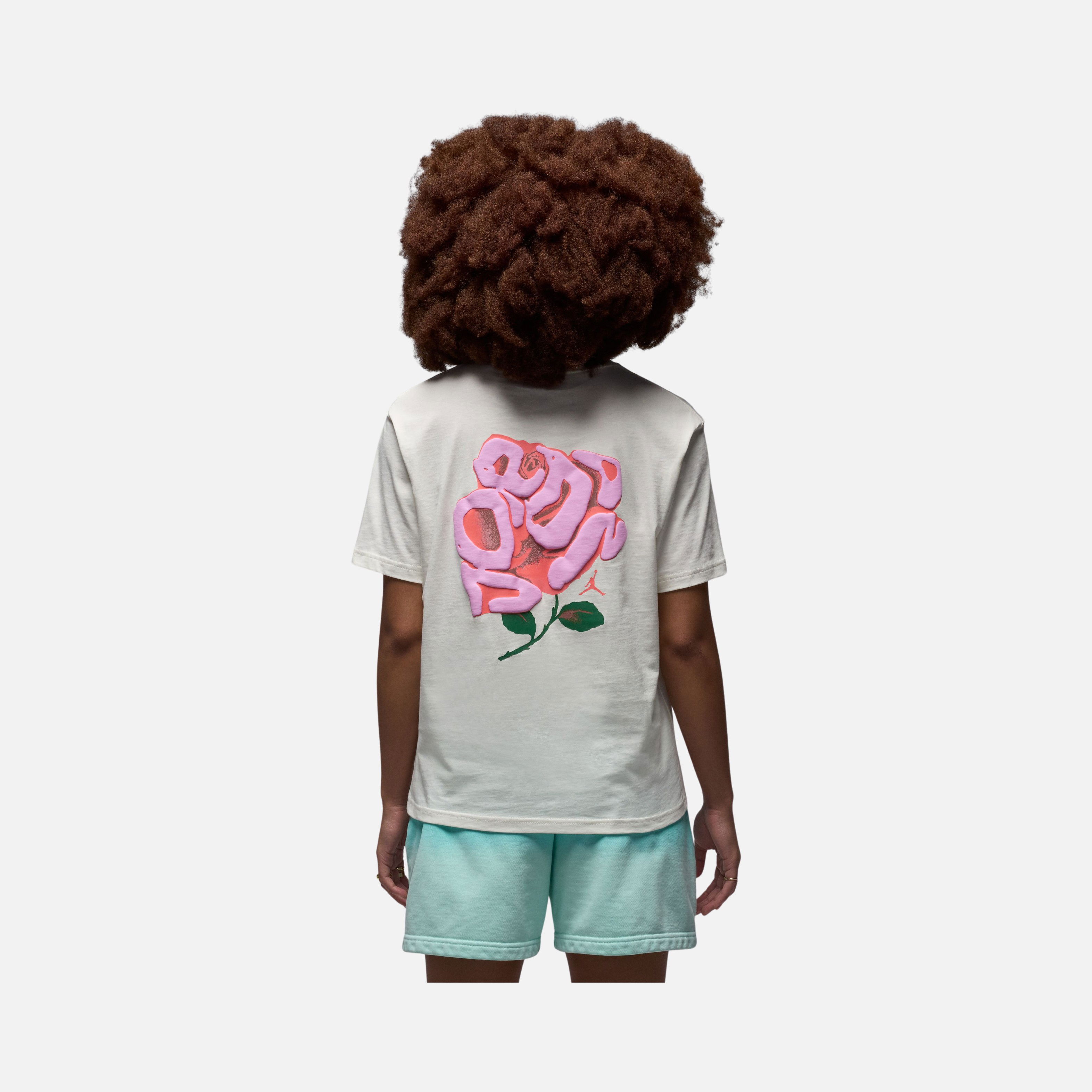 Nike Jordan Ss Gf Gfx Tee Rose Kadın Tişört