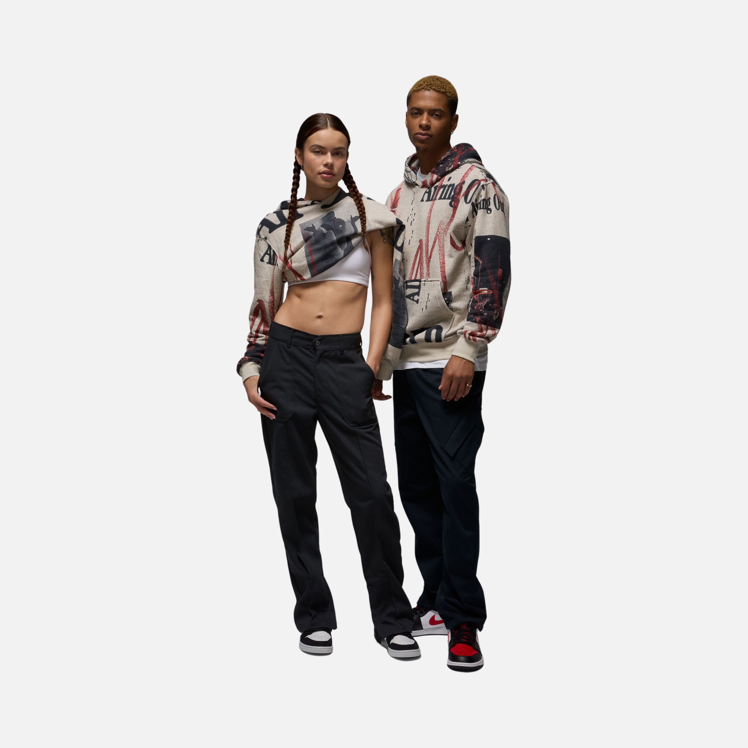 Nike Jordan Flight Heritage Knit Pullover Hoodie Erkek Sweatshirt