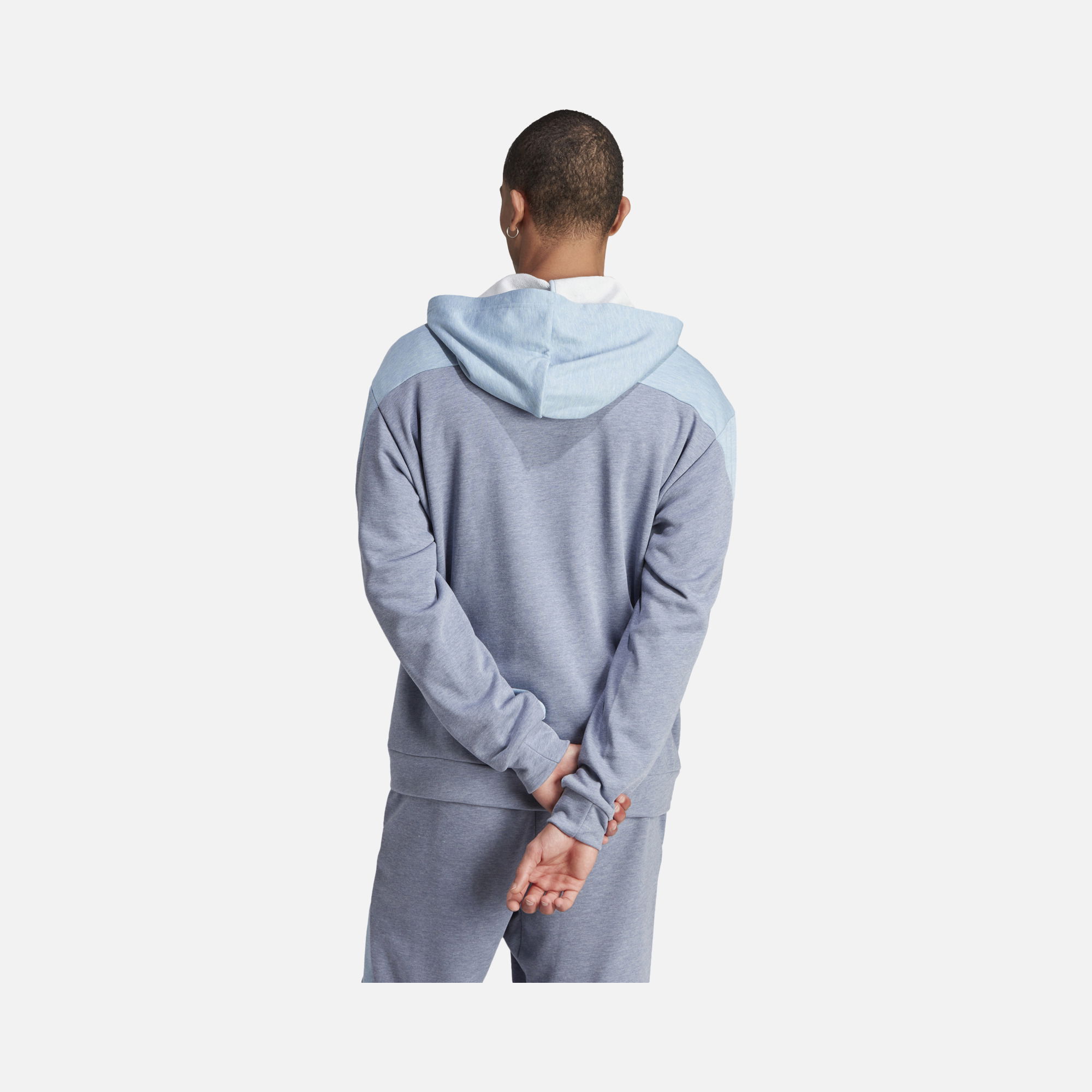 adidas Sportswear Melange Full-Zip Hoodie Erkek Sweatshirt